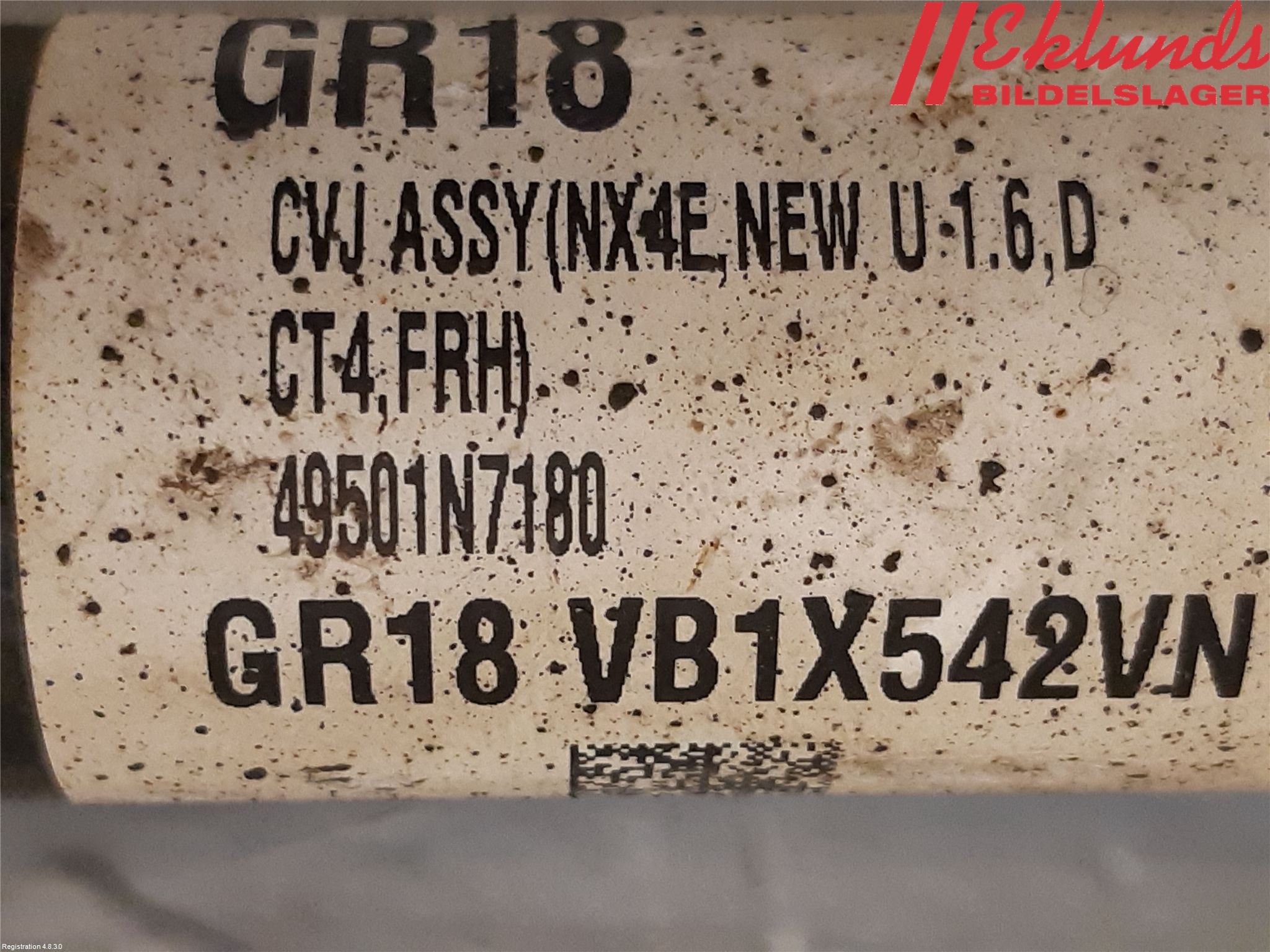 Hyundai TUCSON 05- Drivaxel Fram Höger