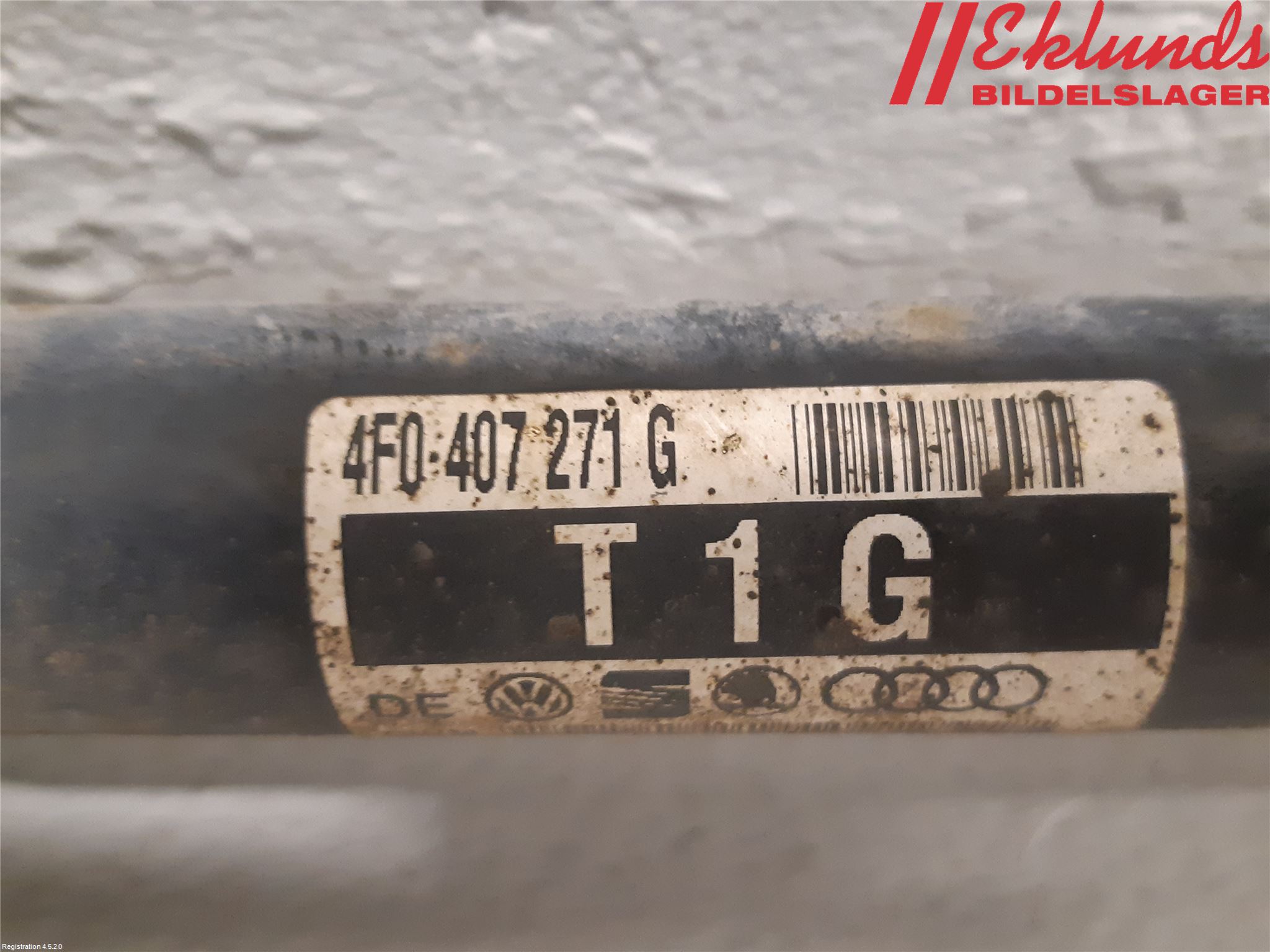 Audi A6/S6     05-11 Drivaxel Fram Vänster