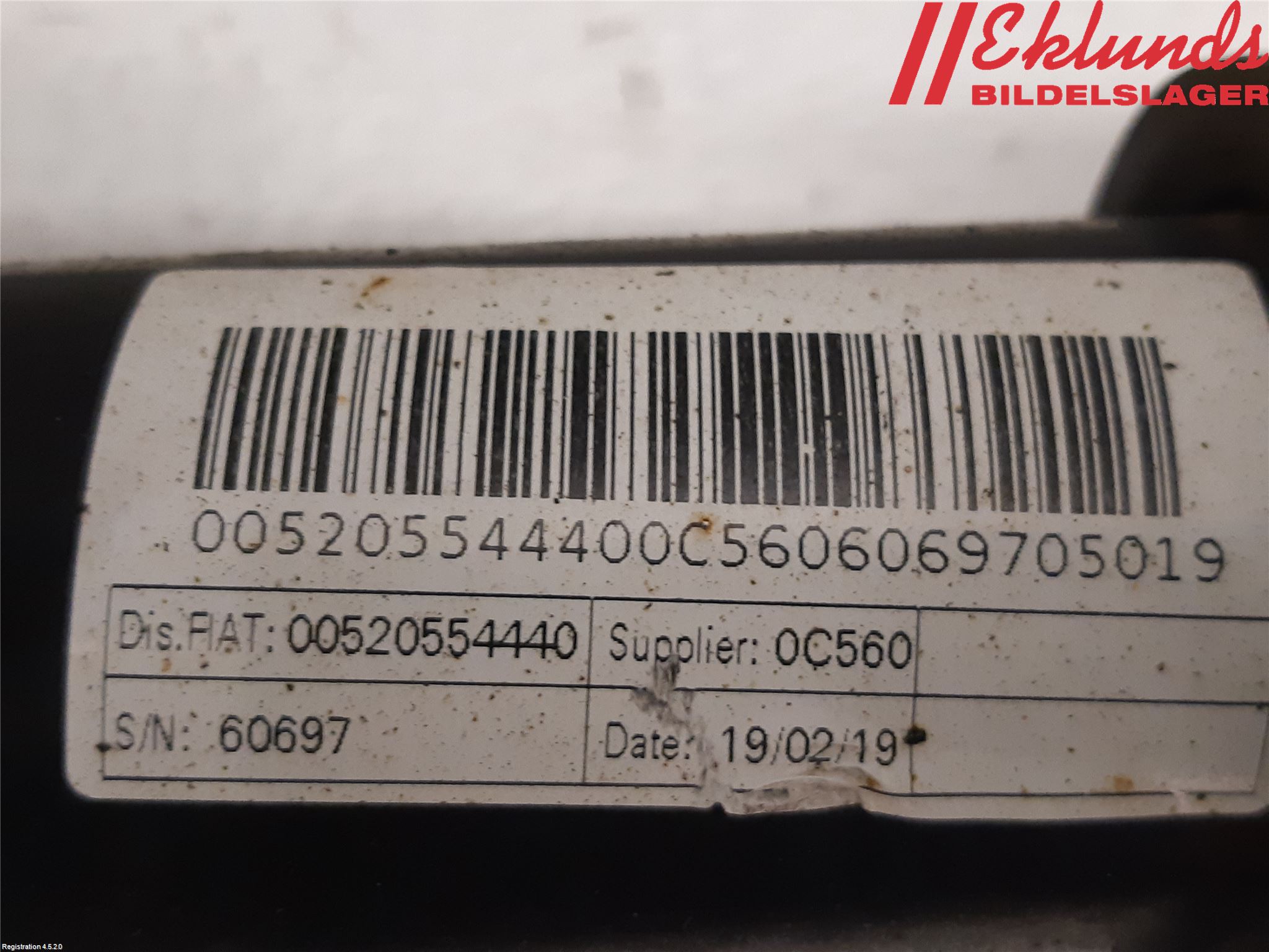 Fiat 500X 15- Fjäderben Fram Höger