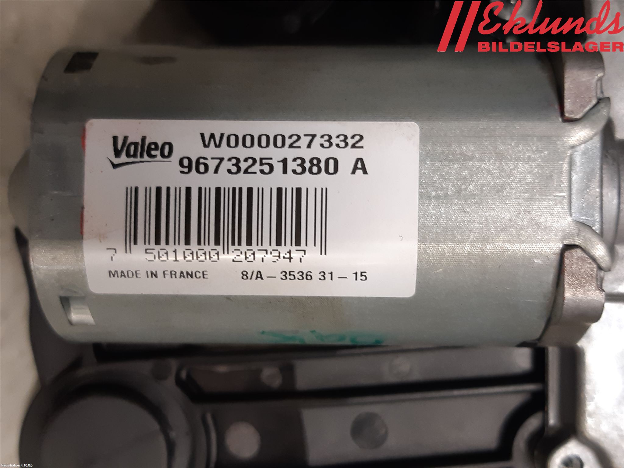 Peugeot 208 12-15 Torkarmotor Baklucka
