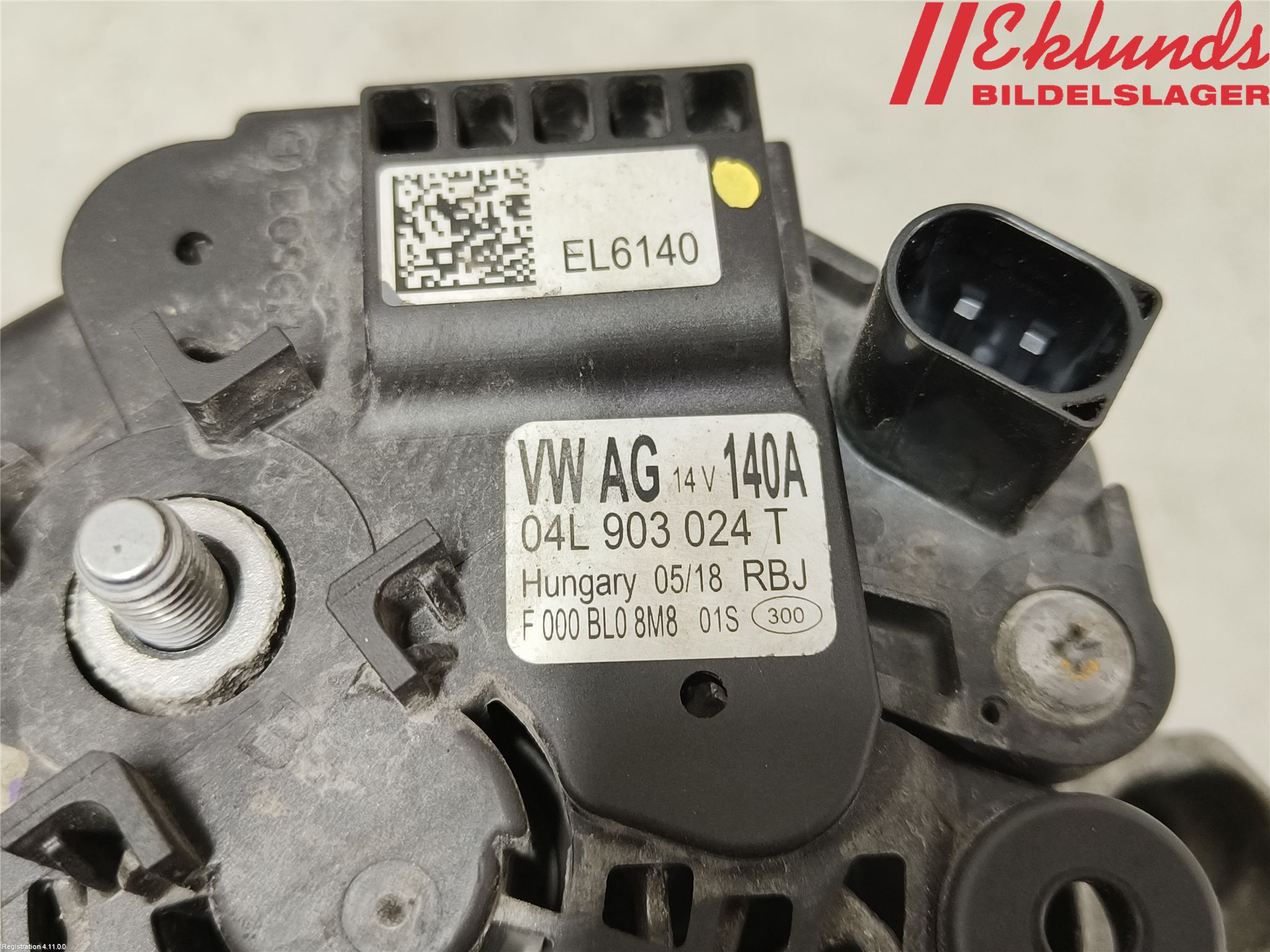 Volkswagen VW PASSAT 15-19 Generator