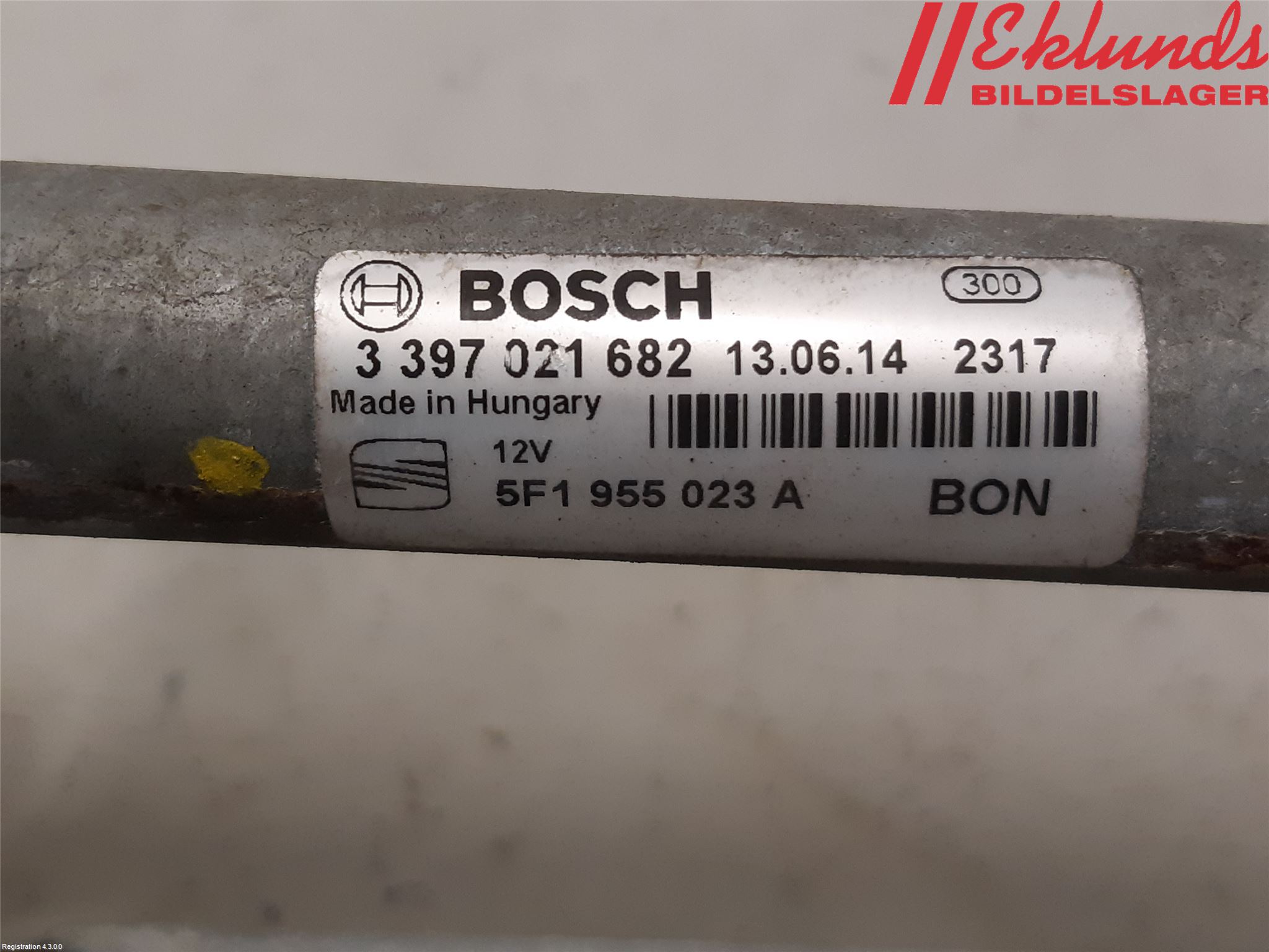 Seat LEON 13-20 Torkarmekanism Vindruta