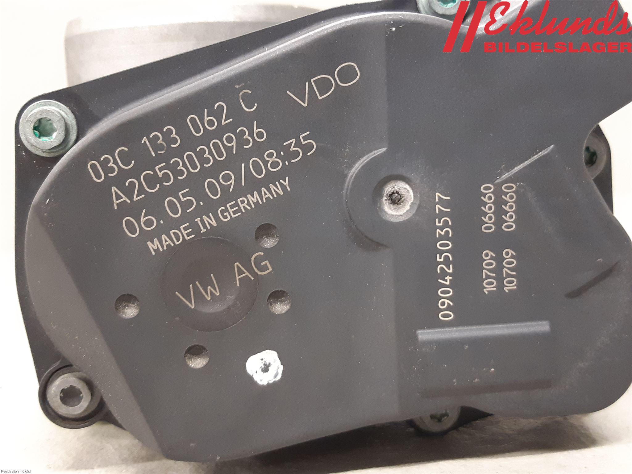 Volkswagen VW GOLF PLUS/CROSS GOLF 04-14 Injspjällhus