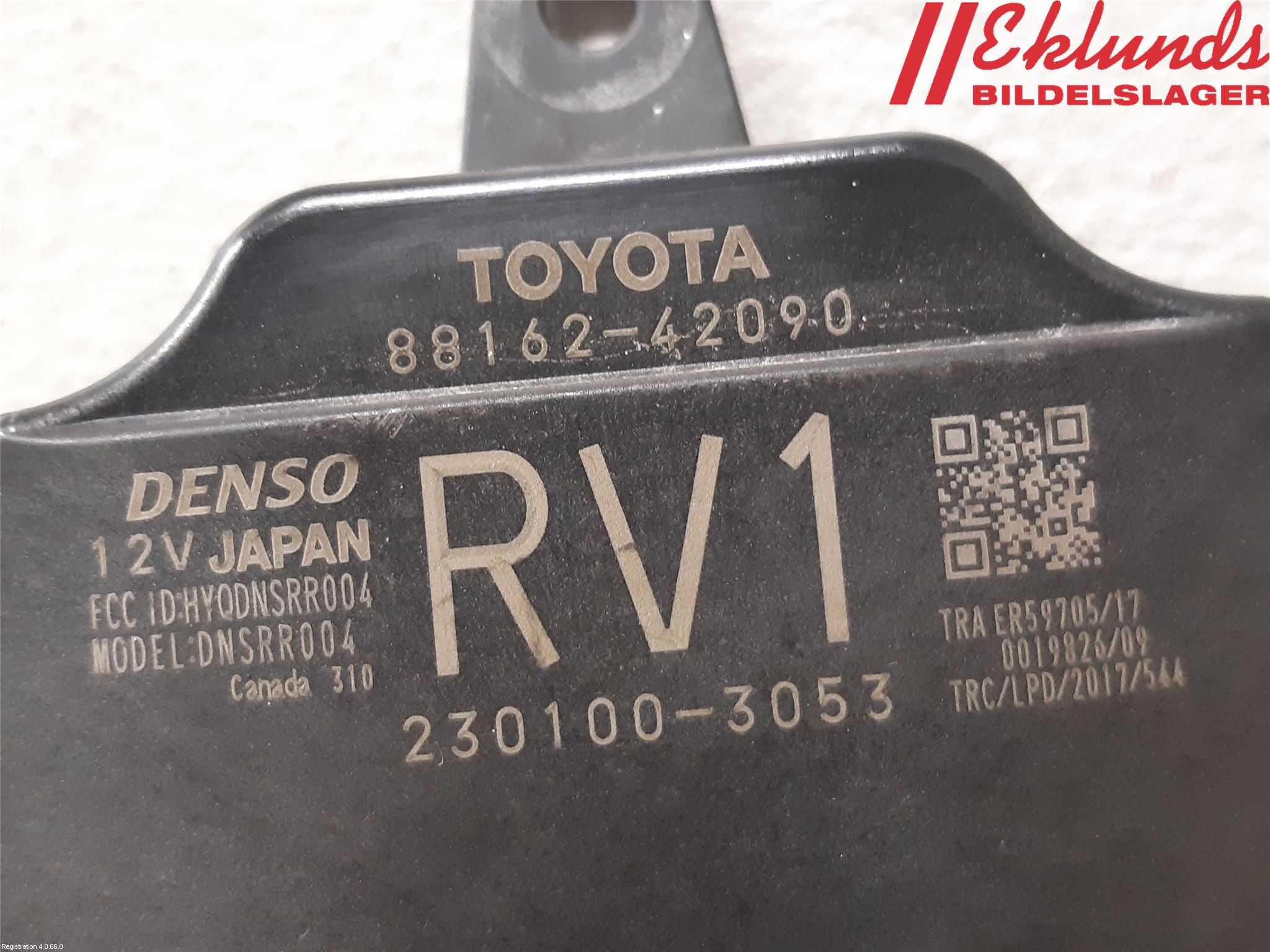 Toyota RAV4 19- Sensor Aktivt Kollisionsskydd