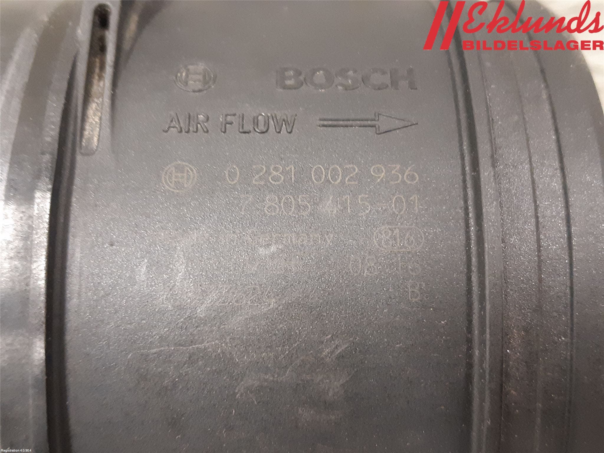 BMW 5 E60/61 Sed/Tou 02-10 Injluftmassamätare