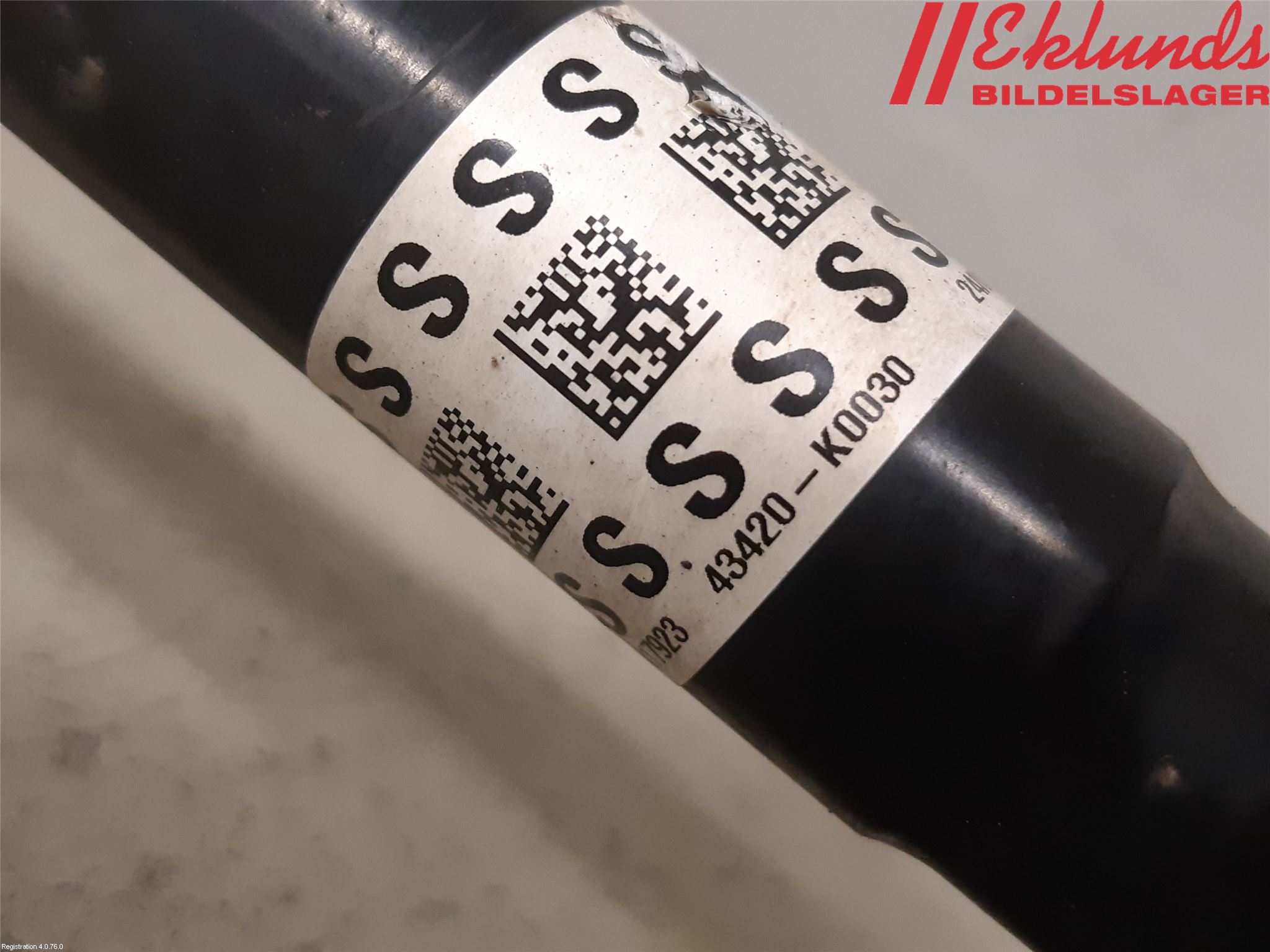 Toyota YARIS XP21 20- Drivaxel Fram Vänster