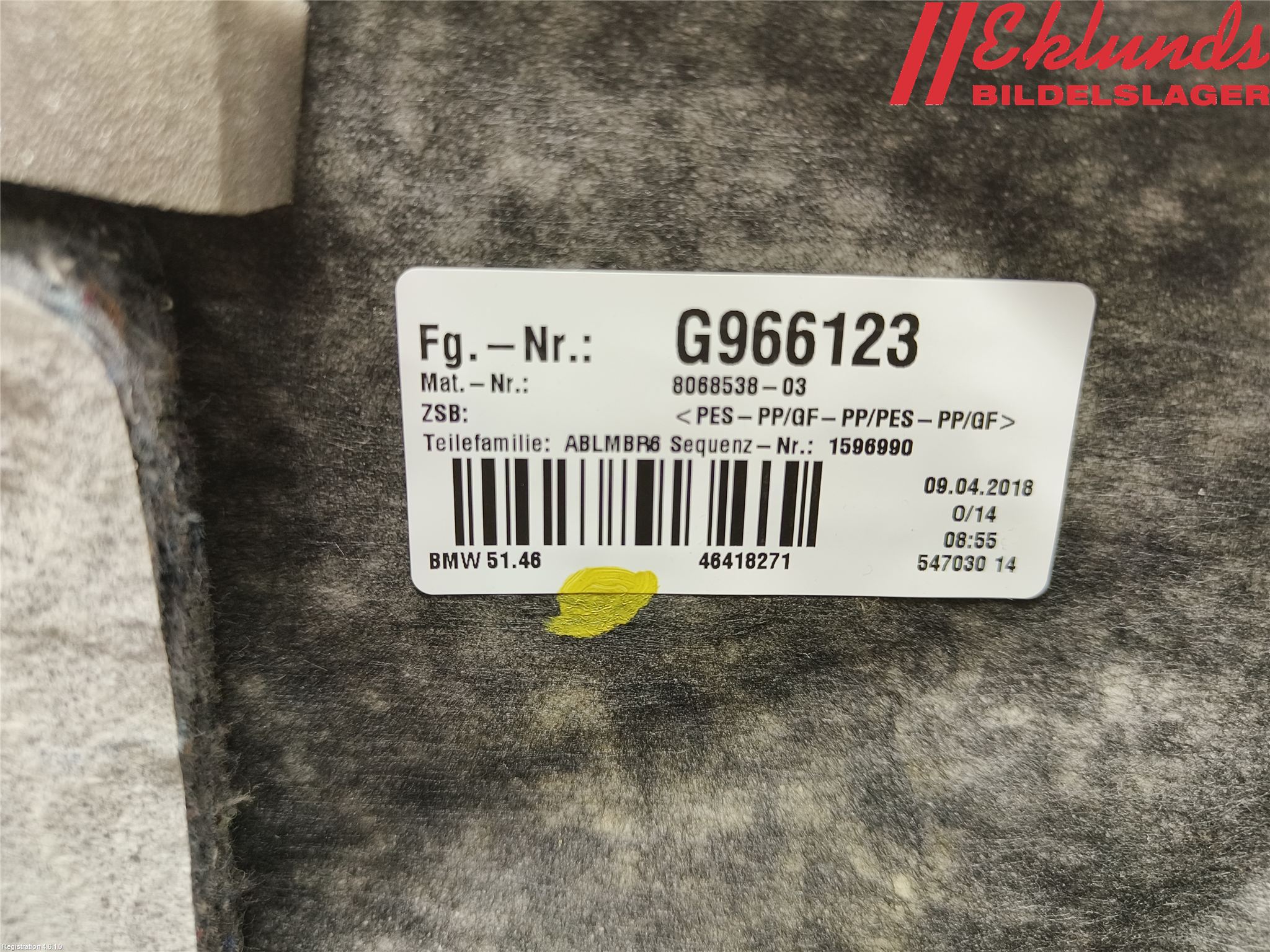 BMW 5 G30/G31/F90 17-23 Hatthylla