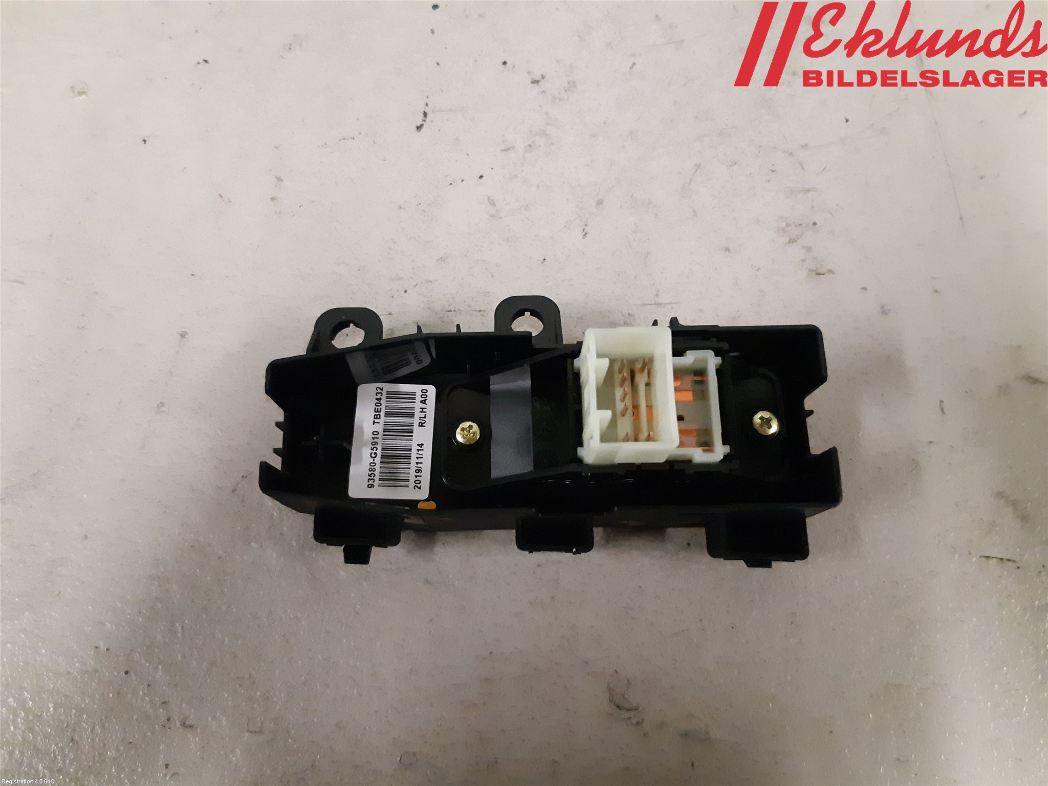 Kia NIRO (DE) 17-22 Strömställare Elhiss