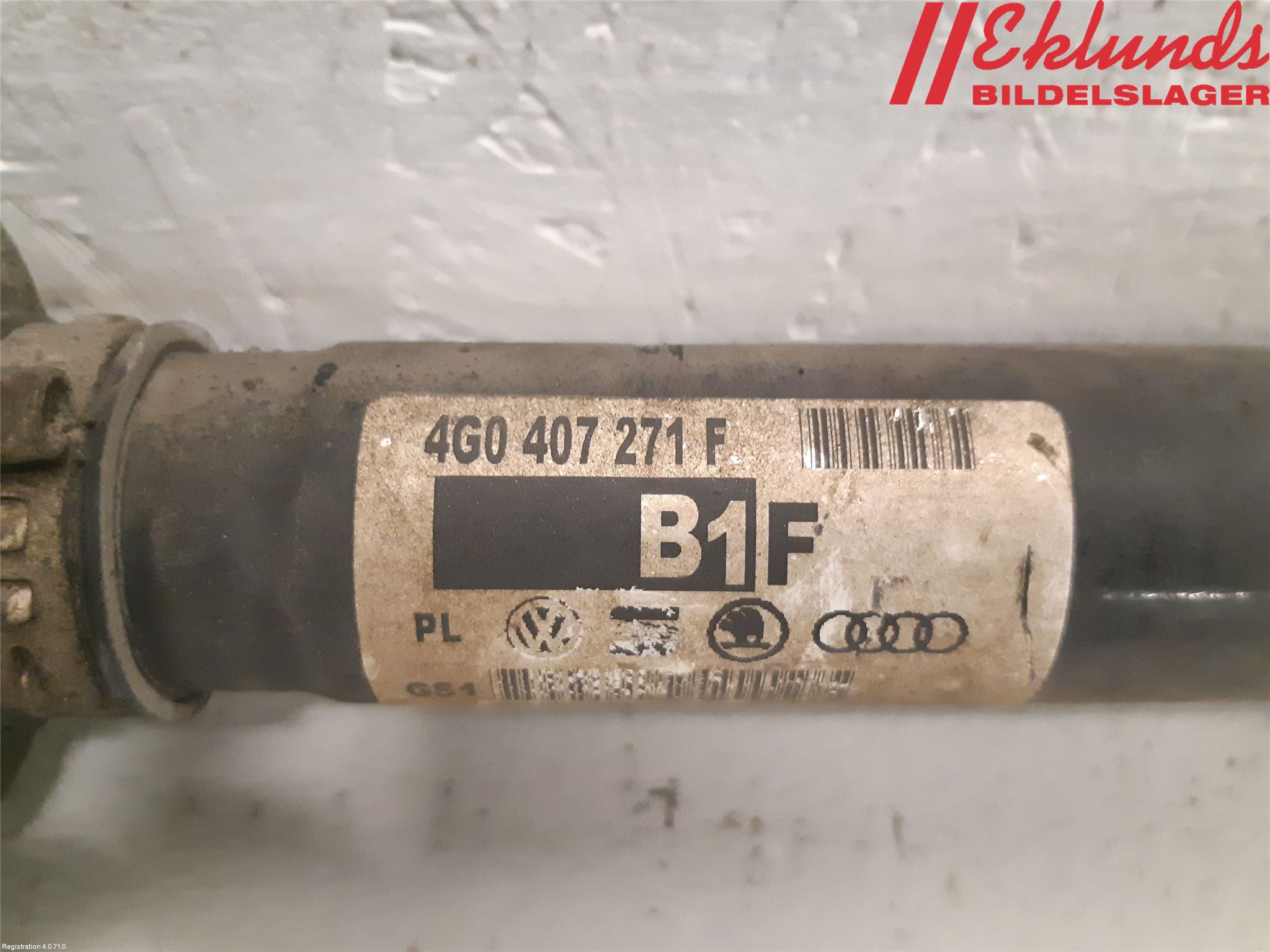 Audi A6 ALLROAD 12-18 Drivaxel Fram Höger