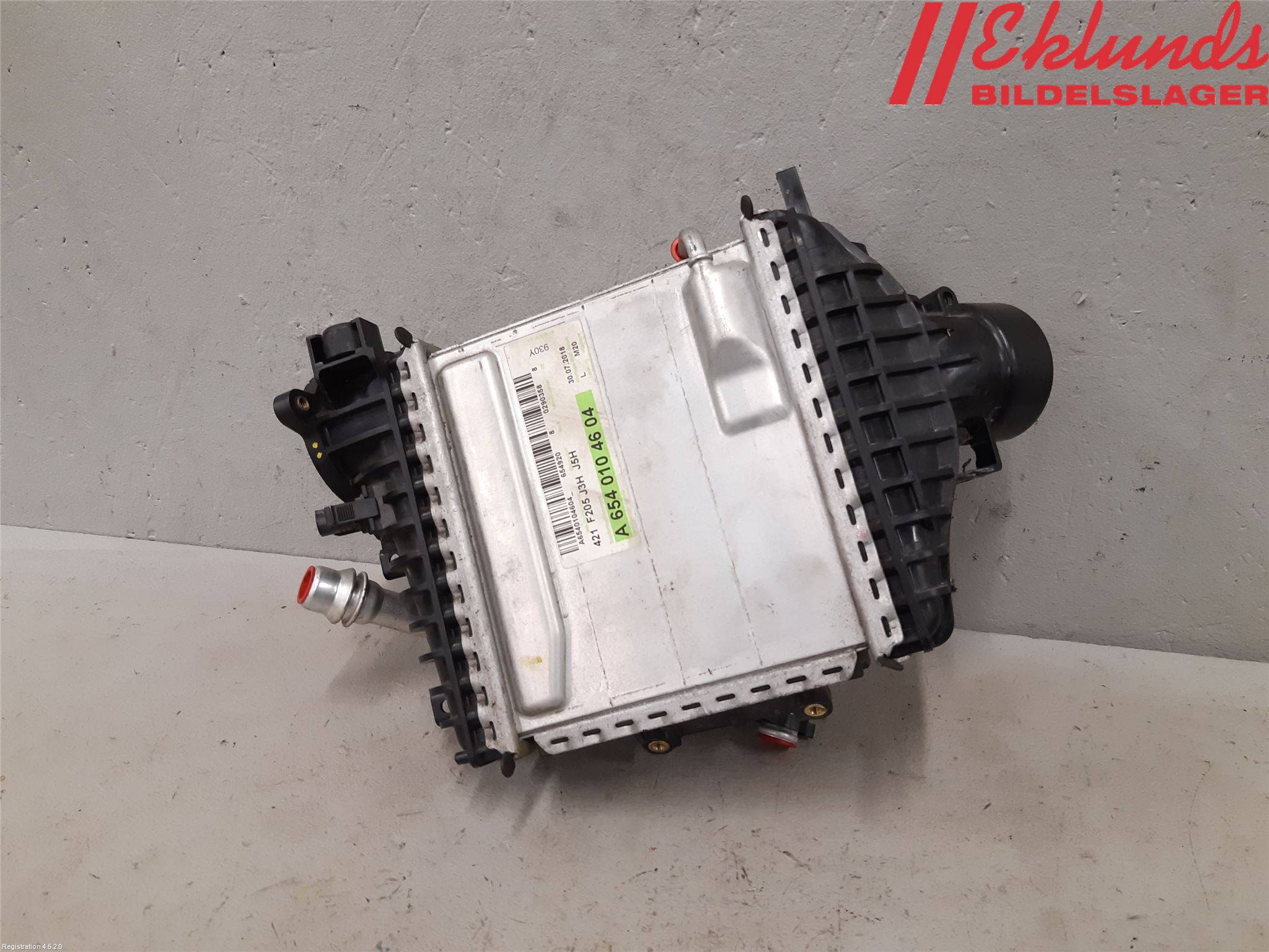 Mercedes-Benz MB C-KLASS (W205) 14-21 Laddluft-Intercooler Kyl