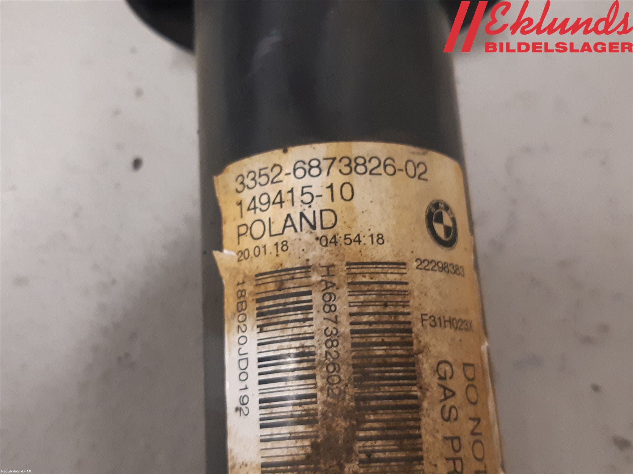 BMW 3 F30/F31/F80 12-19 Stötdämpare Bak