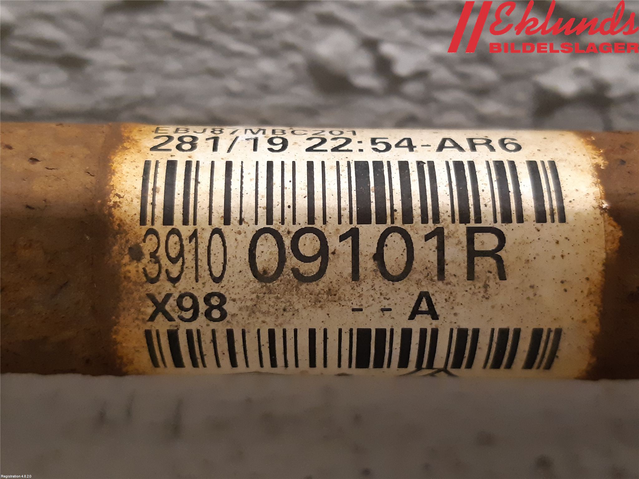 Renault CLIO IV 16-19 Drivaxel Fram Höger