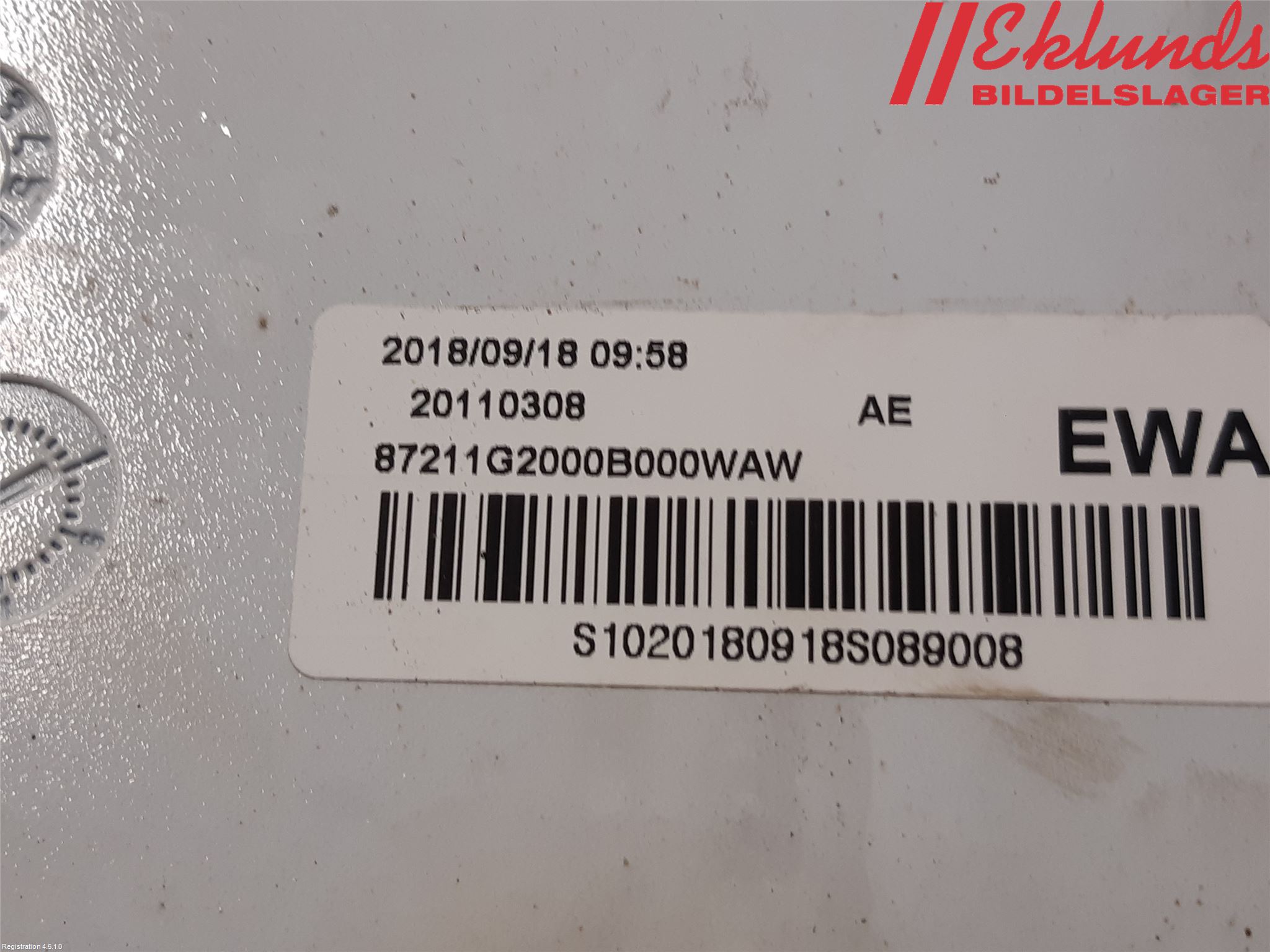 Hyundai IONIQ AE 17-22 Spoiler Baklucka