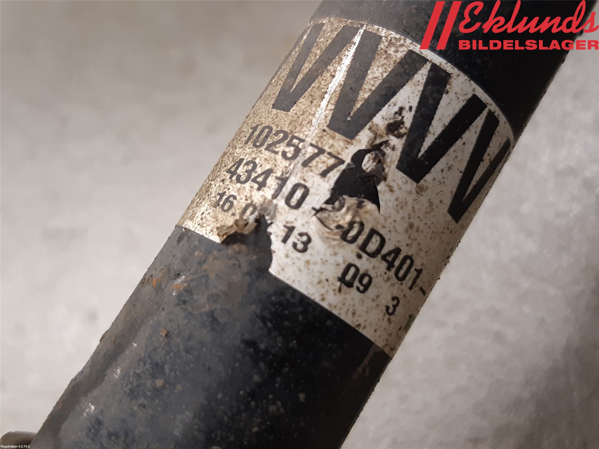 Toyota YARIS XP130 12-14 Drivaxel Fram Höger