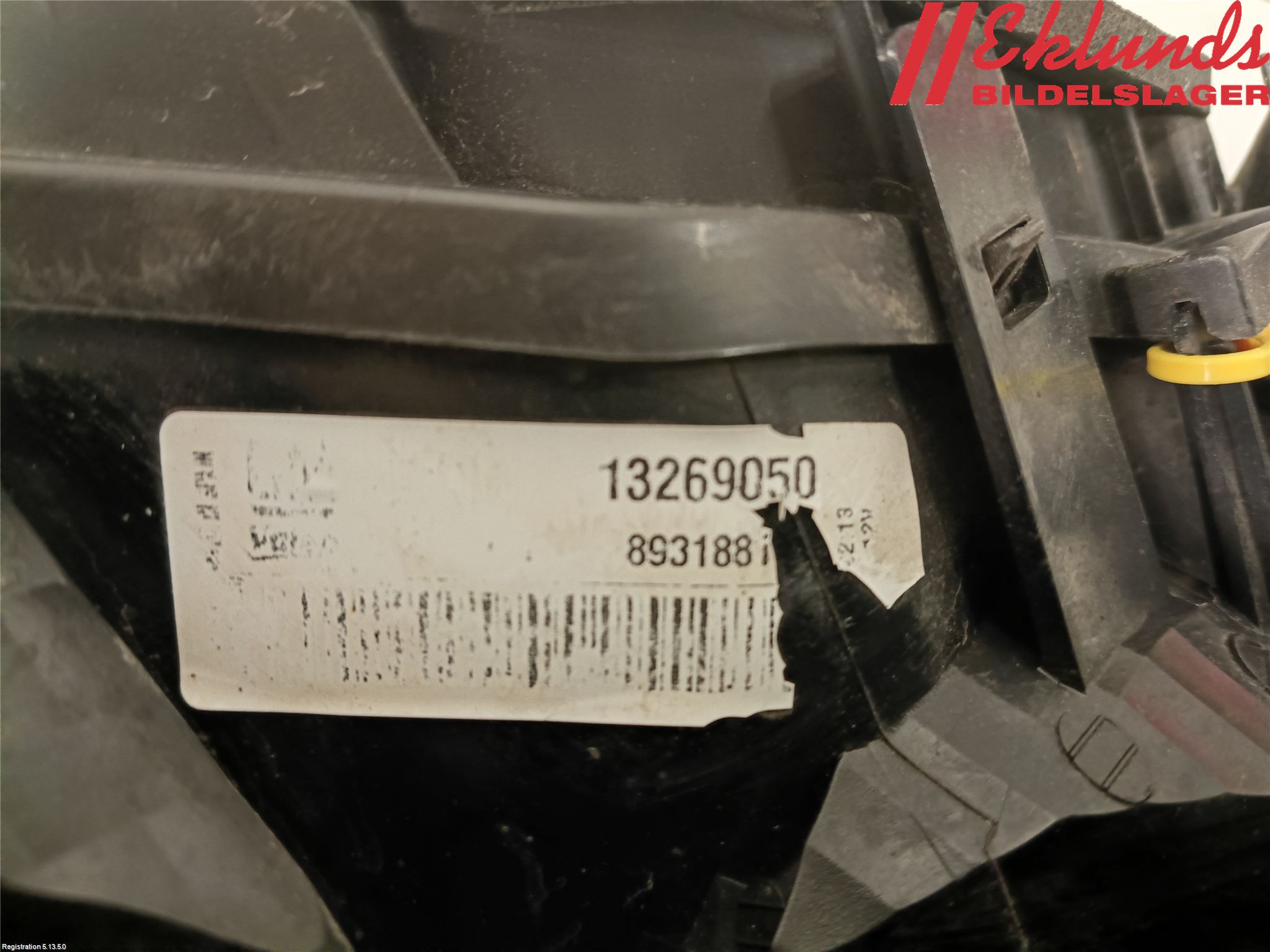 Opel CORSA D 07-14 Bakljus Vänster