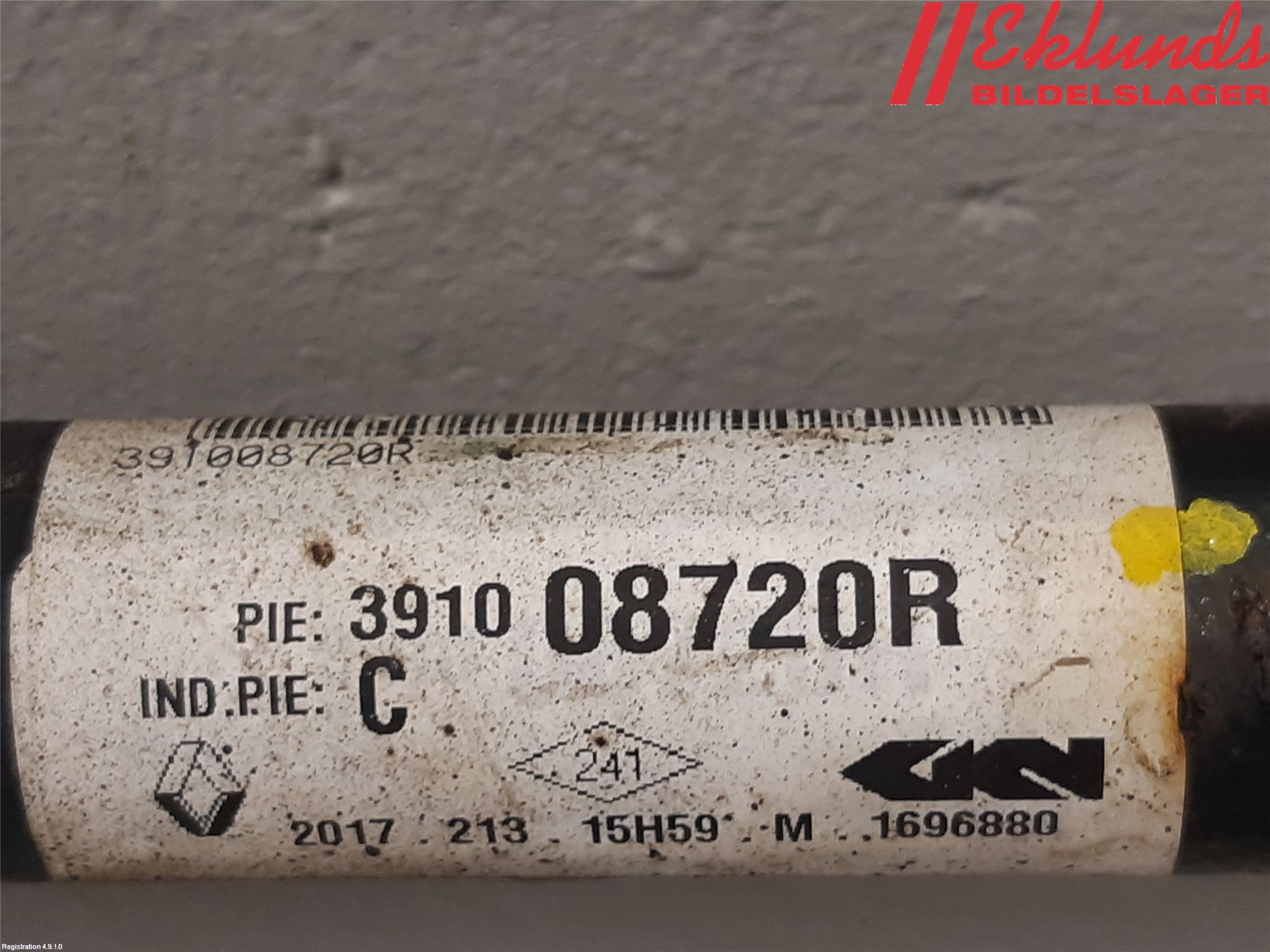 Renault ZOE/E-TECH 13- Drivaxel Fram Höger