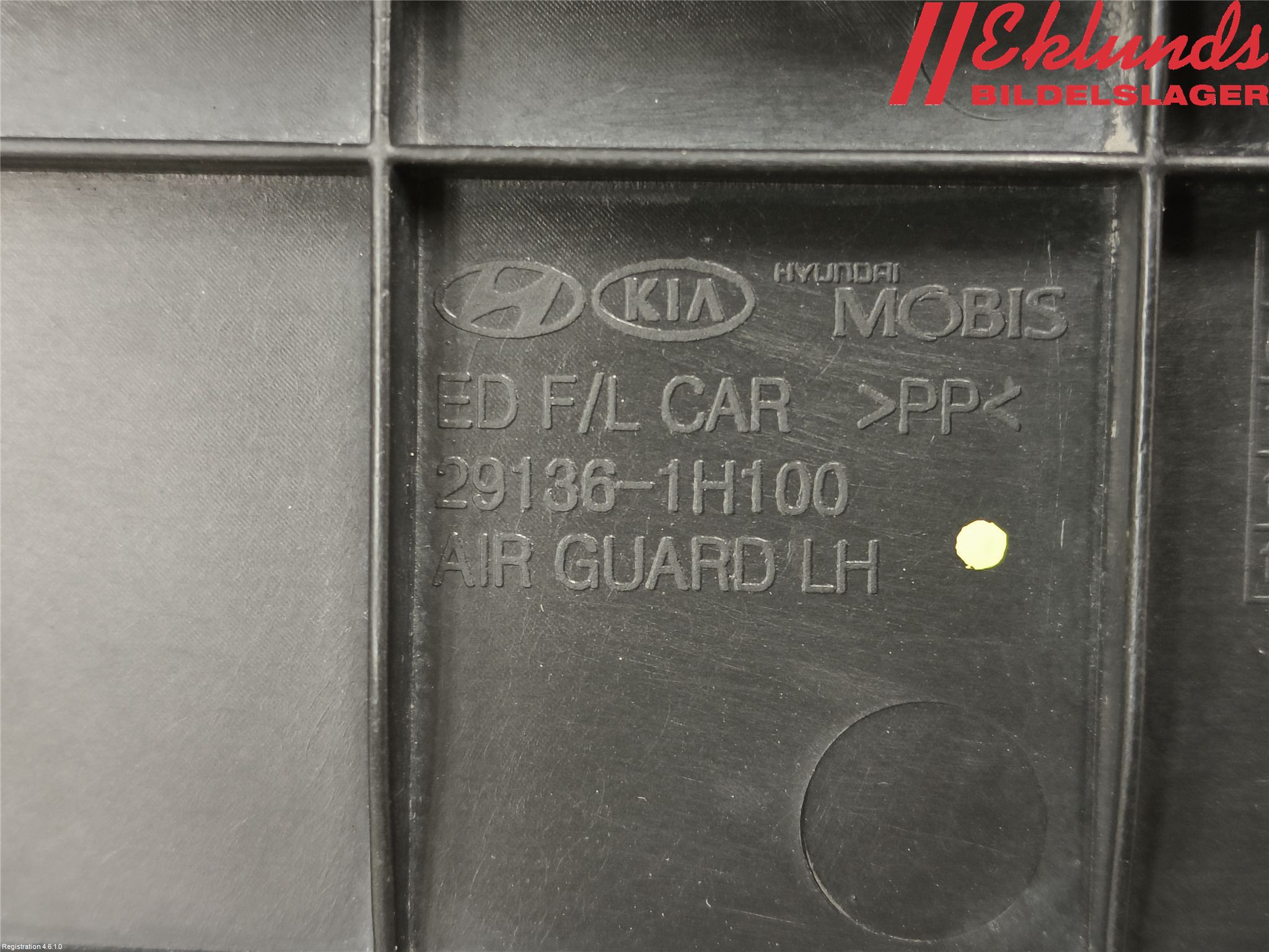 Kia CEED 06-12 Deflektor Plåt-Plast Kylning