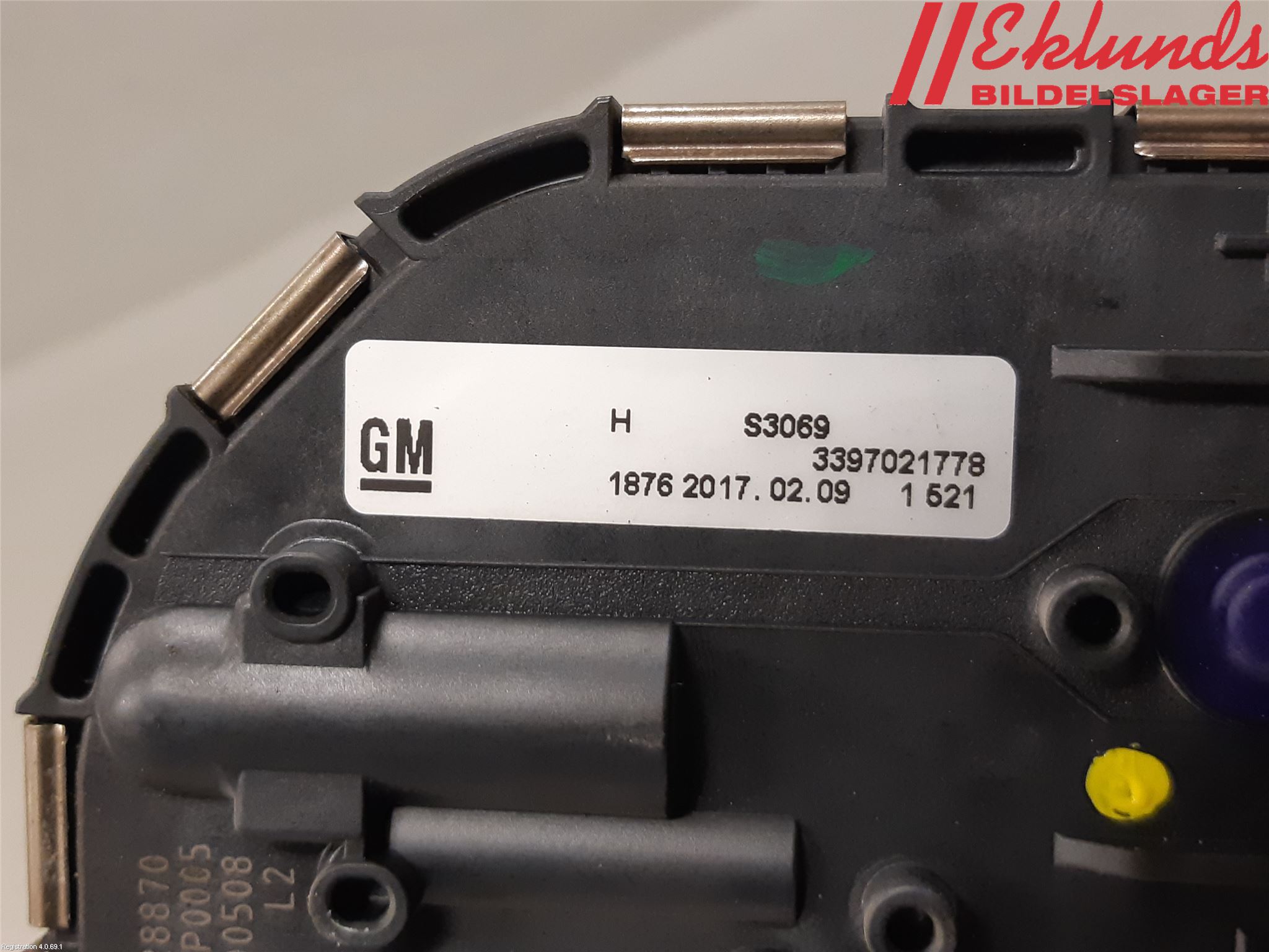Opel ASTRA K 16-22 Torkarmotor Vindruta