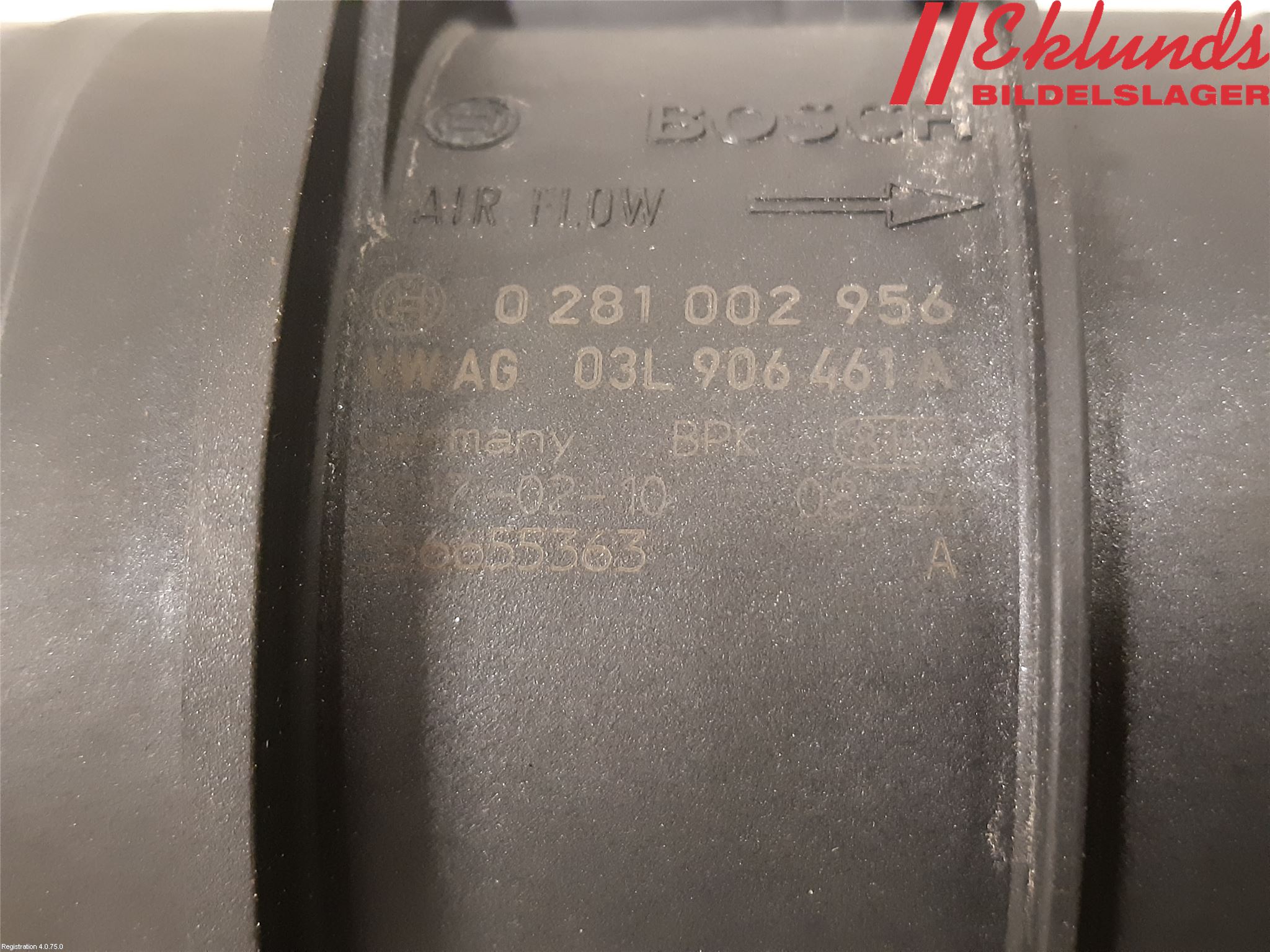 Seat ATECA 16->> Injluftmassamätare