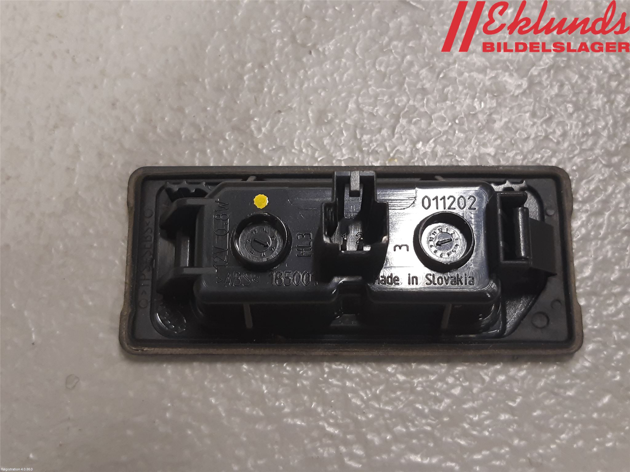 Skoda SUPERB 16-24 Skylt Belysning