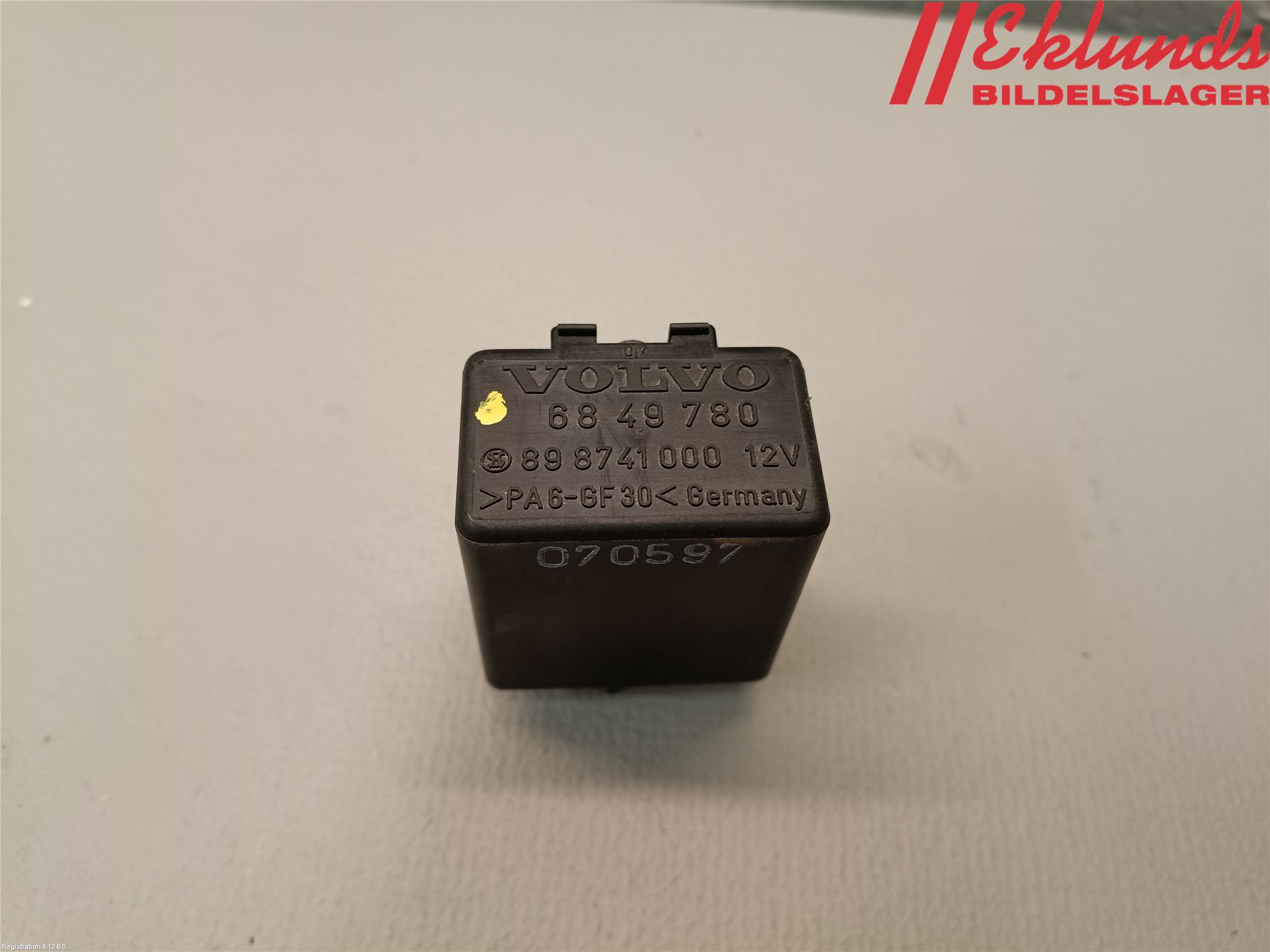 Volvo 940 91-98 Relä Torkarmotor