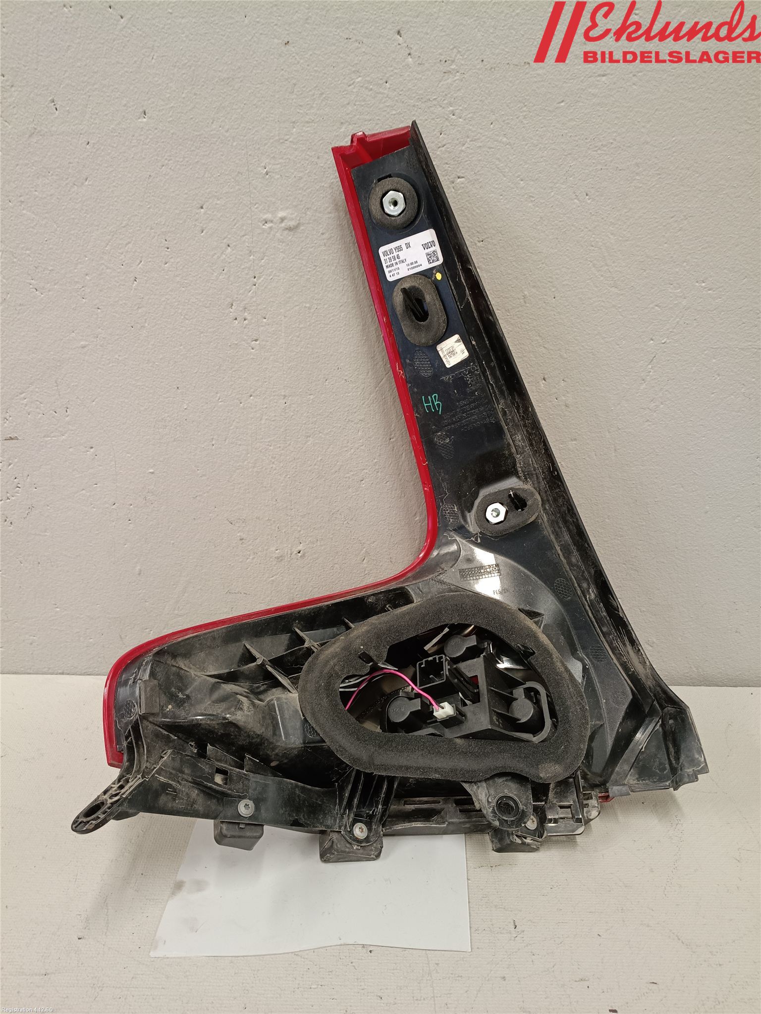 Volvo V40 12-19 Bakljus Höger