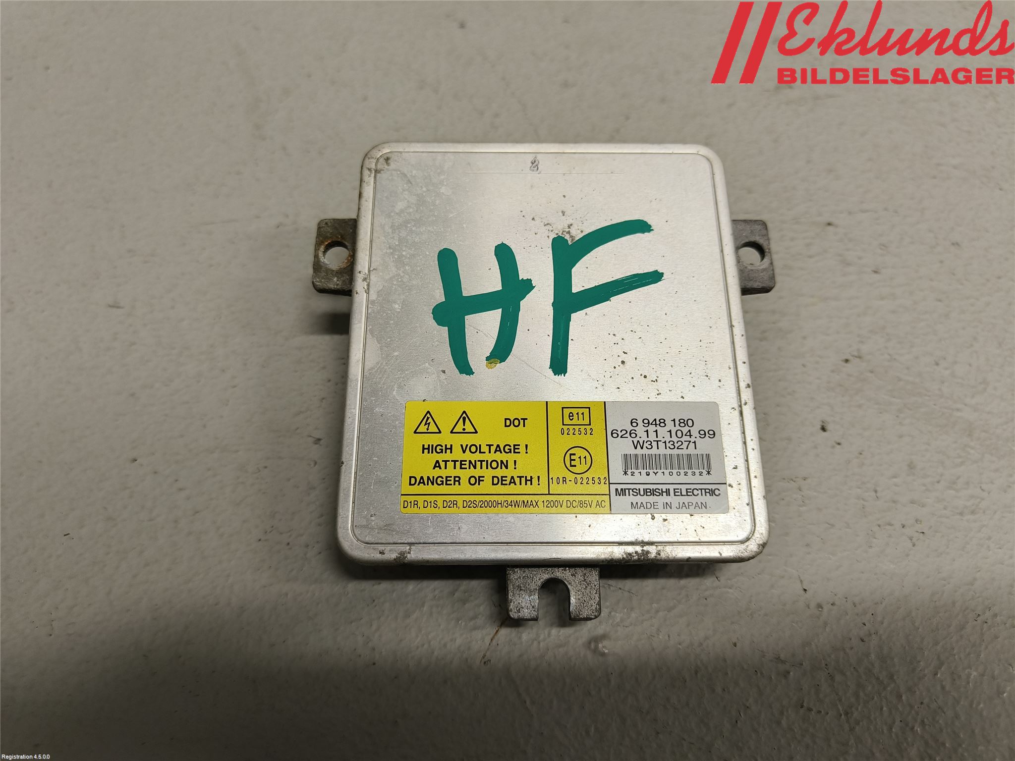 Volvo V70 08-13 Styrenhet Strålkastare