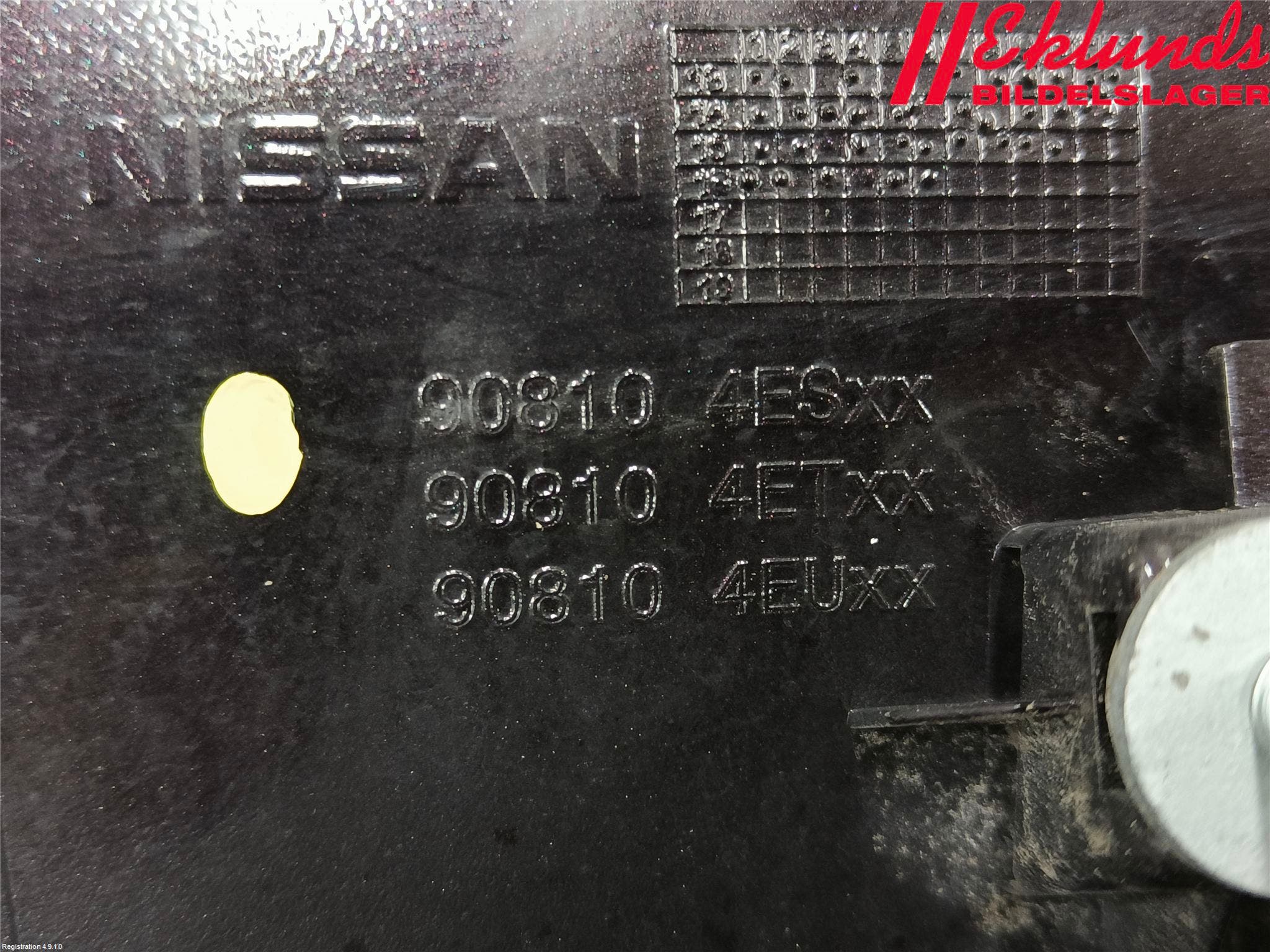 Nissan QASHQAI 14-17 List Bak-Baklucka