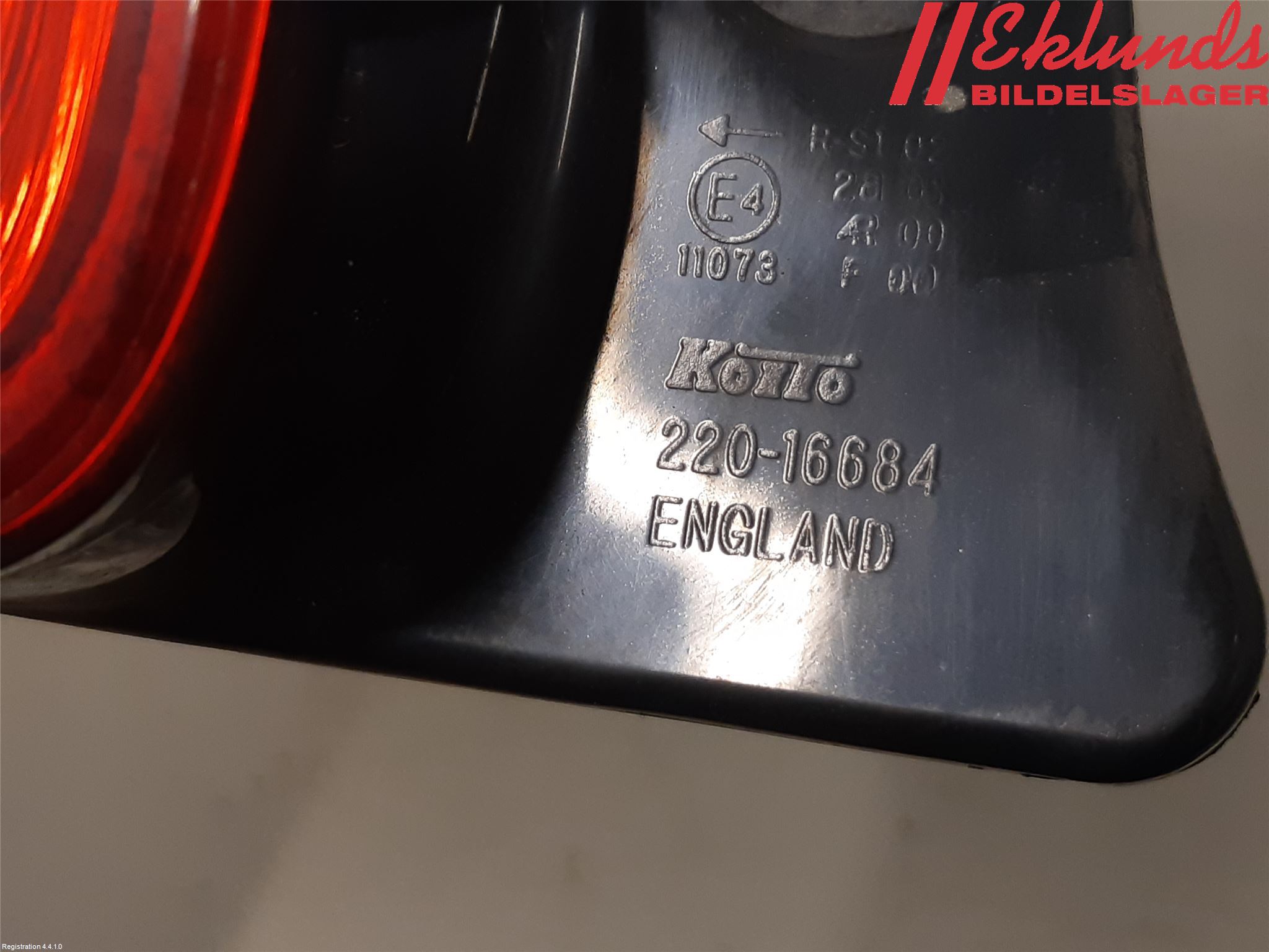 Suzuki SX4 10-13 Bakljus Vänster