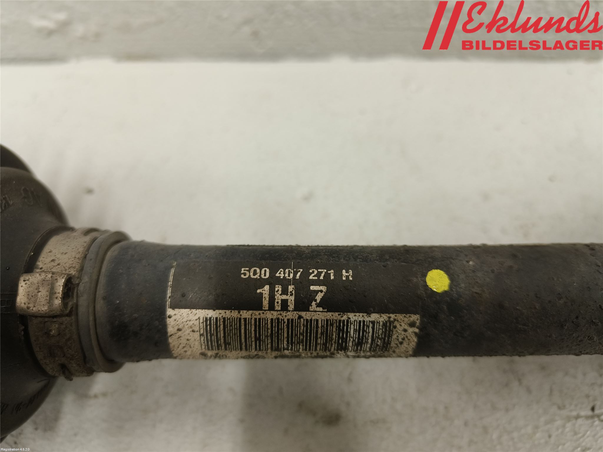Volkswagen VW GOLF / E-GOLF VII 13-20 Drivaxel Fram Vänster