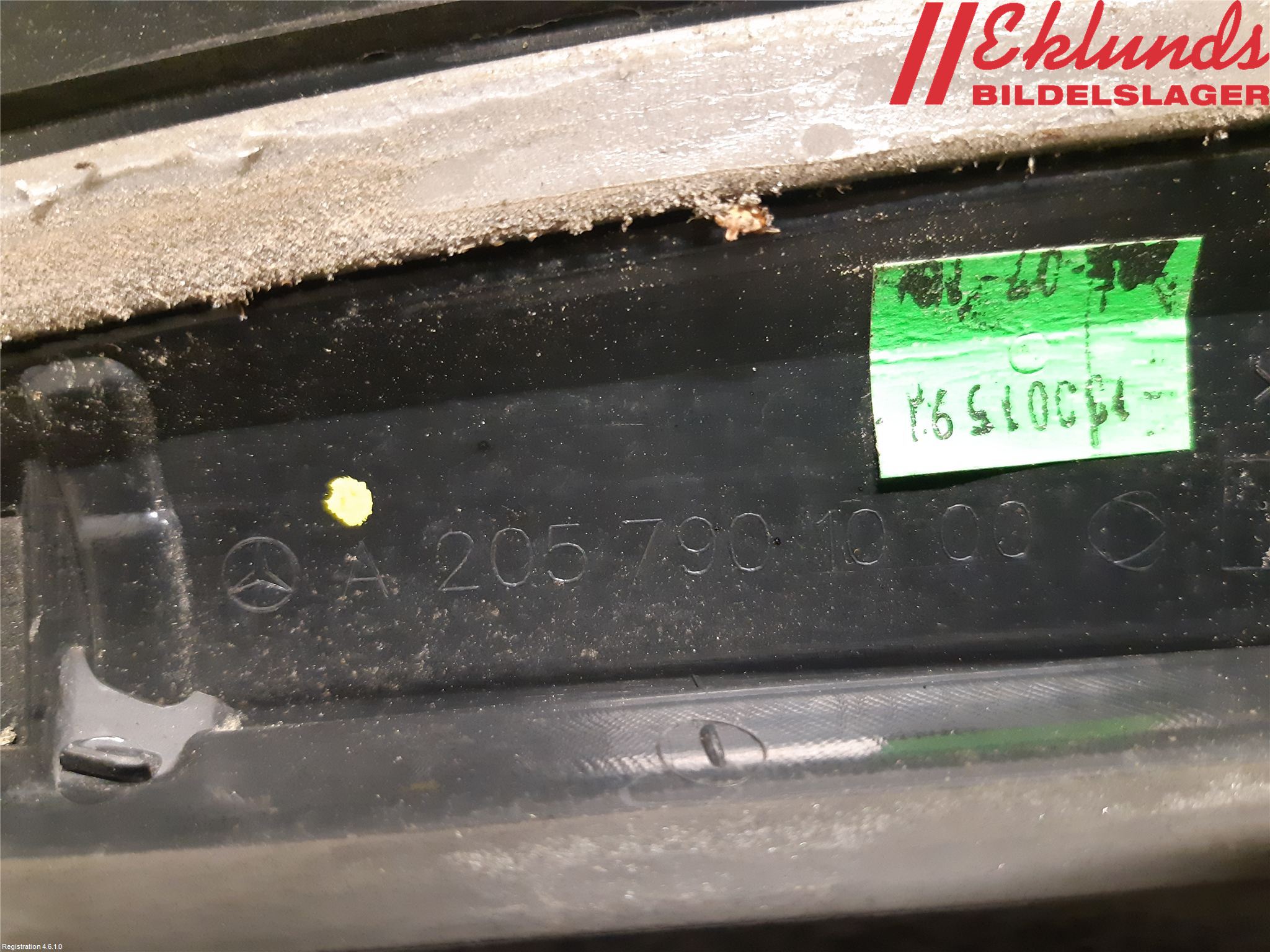 Mercedes-Benz MB C-KLASS (W205) 14-21 Spoiler Baklucka