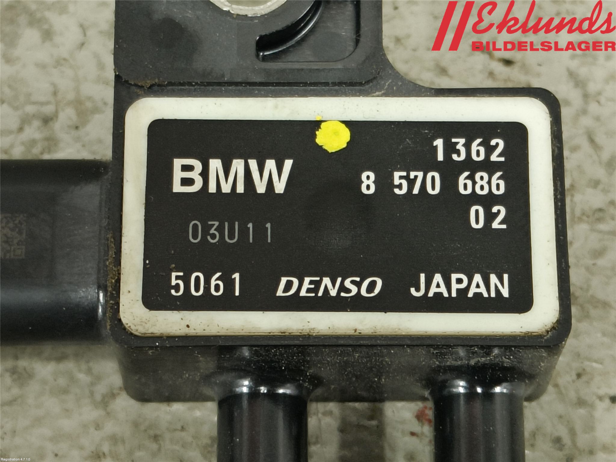 BMW 3 F30/F31/F80 12-19 Givare Temp-Tryck Avgas