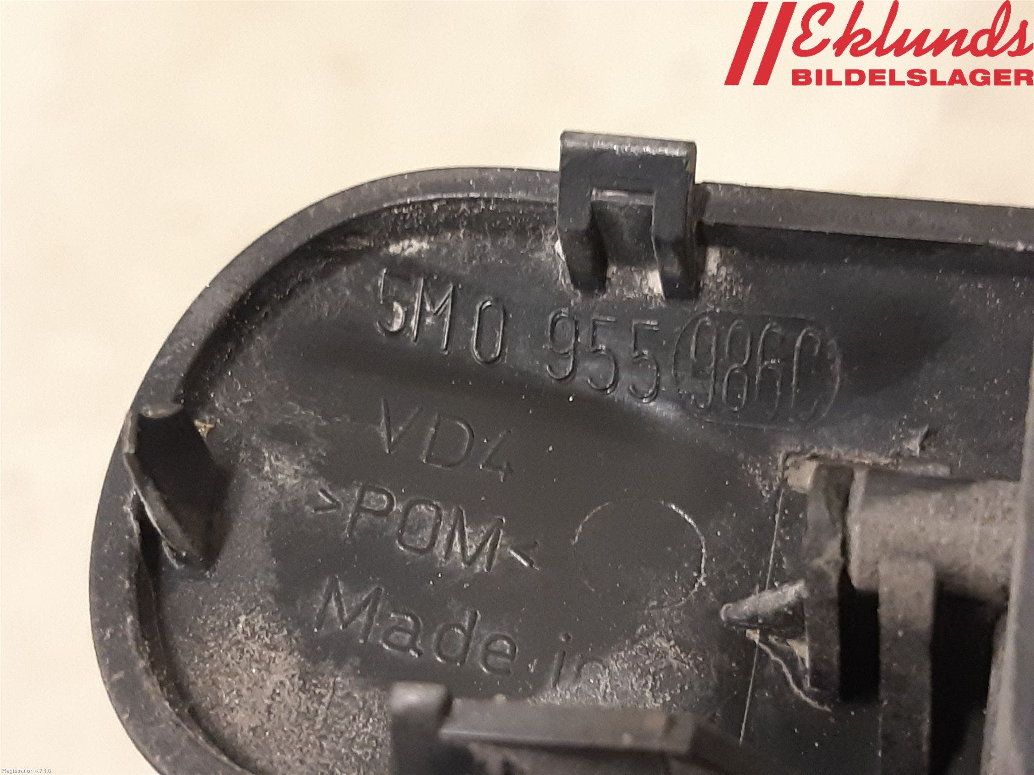 Volkswagen VW GOLF / E-GOLF VII 13-20 Spolarmunstycke Rutor