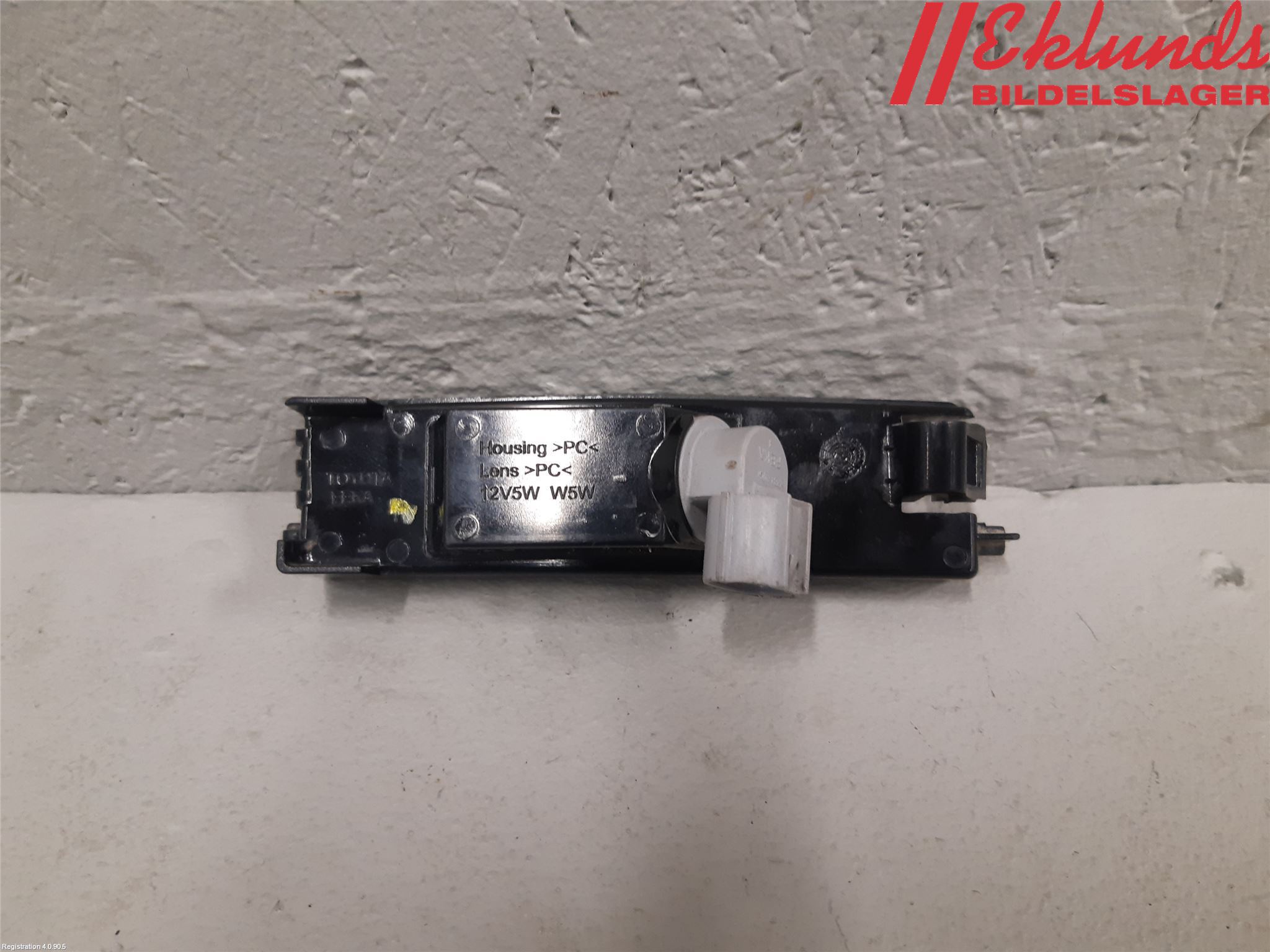 Toyota COROLLA 19- Skylt Belysning