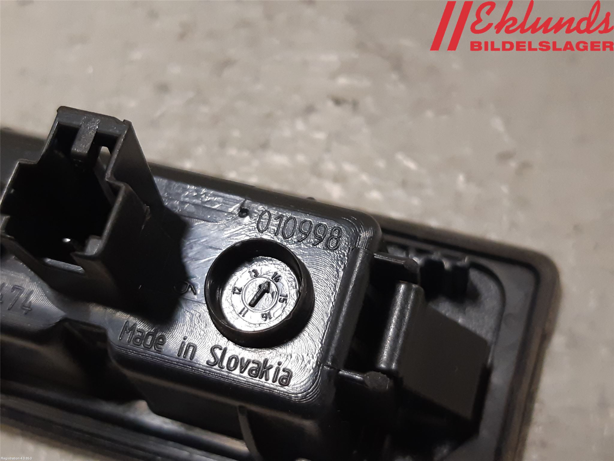 Audi A4 12-15 Skylt Belysning