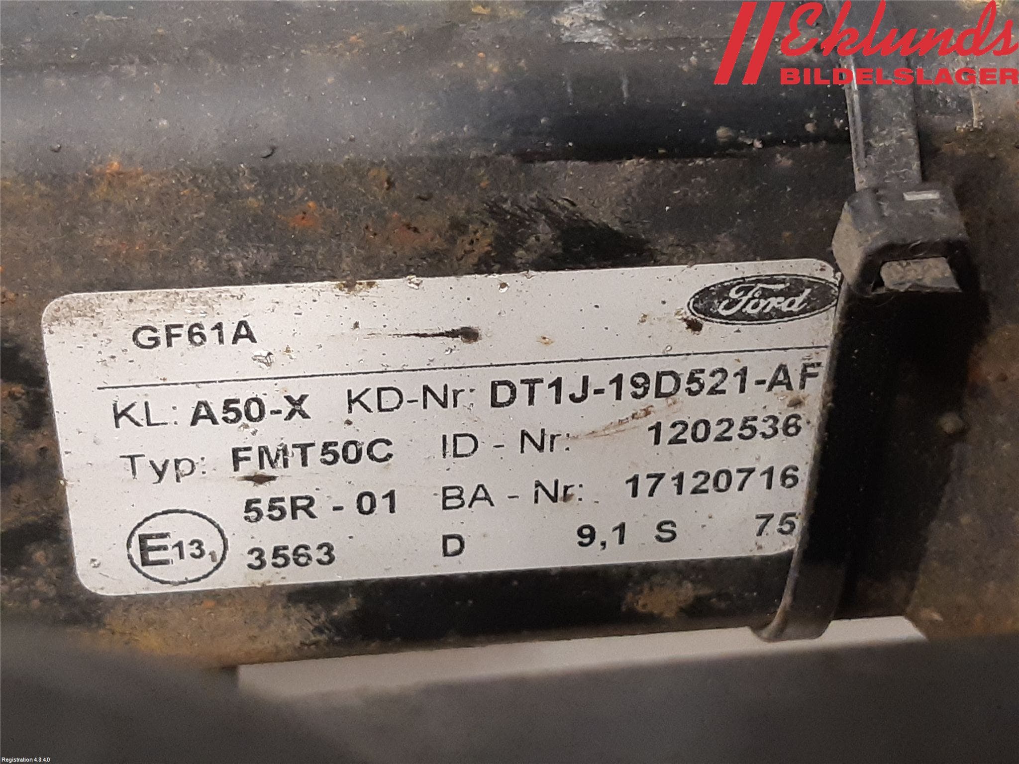 Ford TRANSIT/TOURNEO CONNECT 13-22 Dragkrok