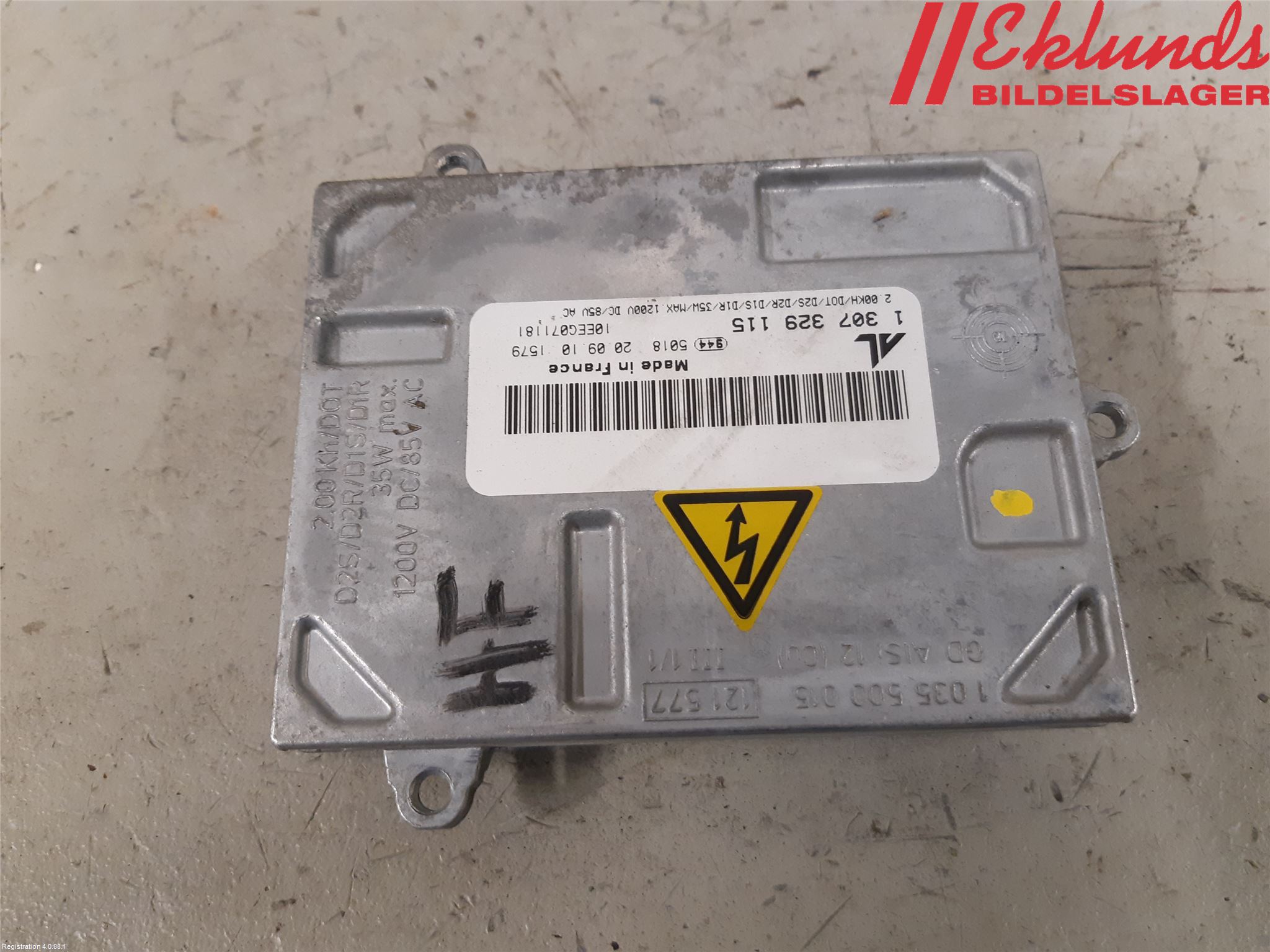 Audi A4/S4 05-07 Styrenhet Strålkastare