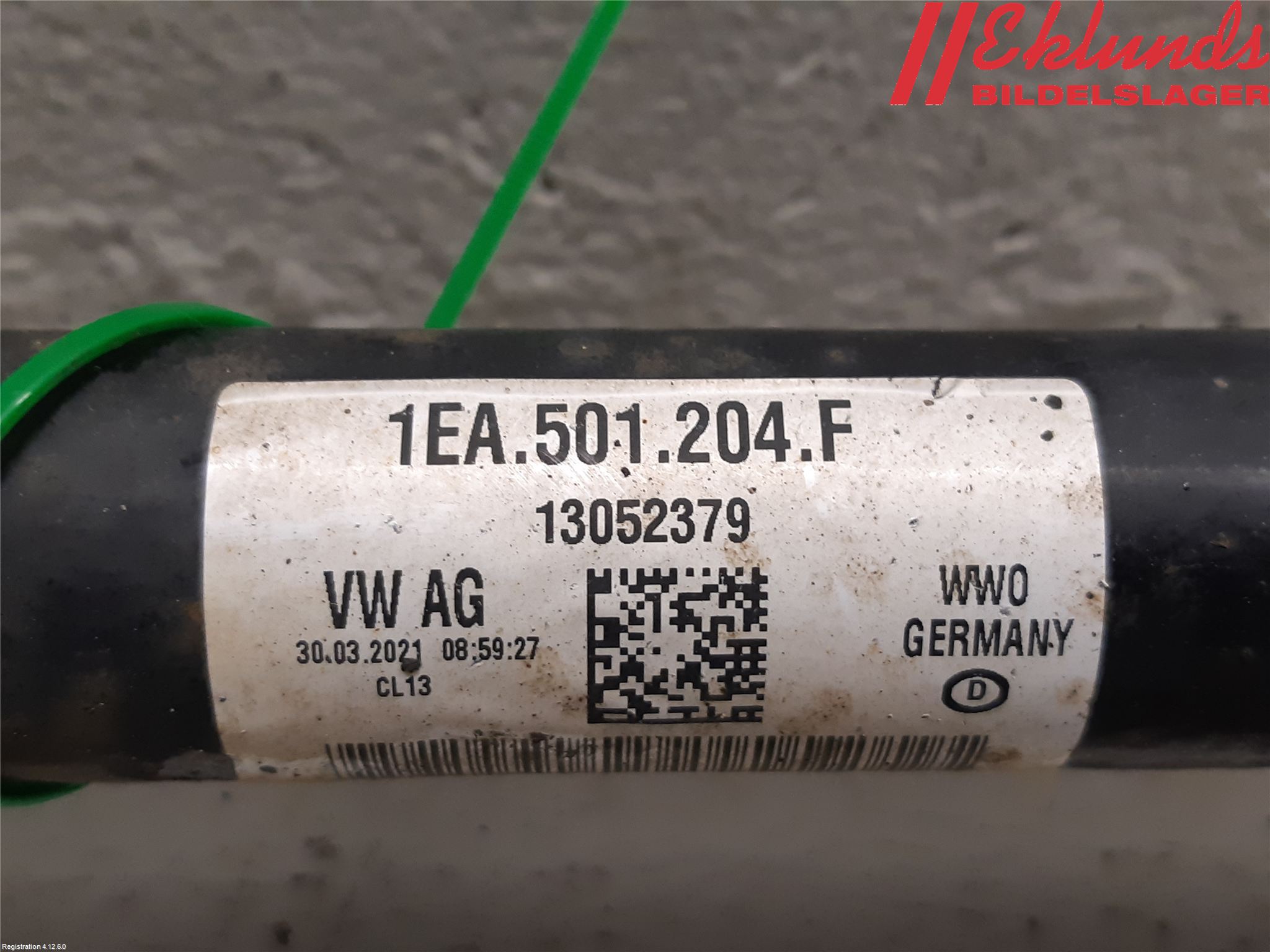 Skoda ENYAQ iV 21- Drivaxel Bak Höger