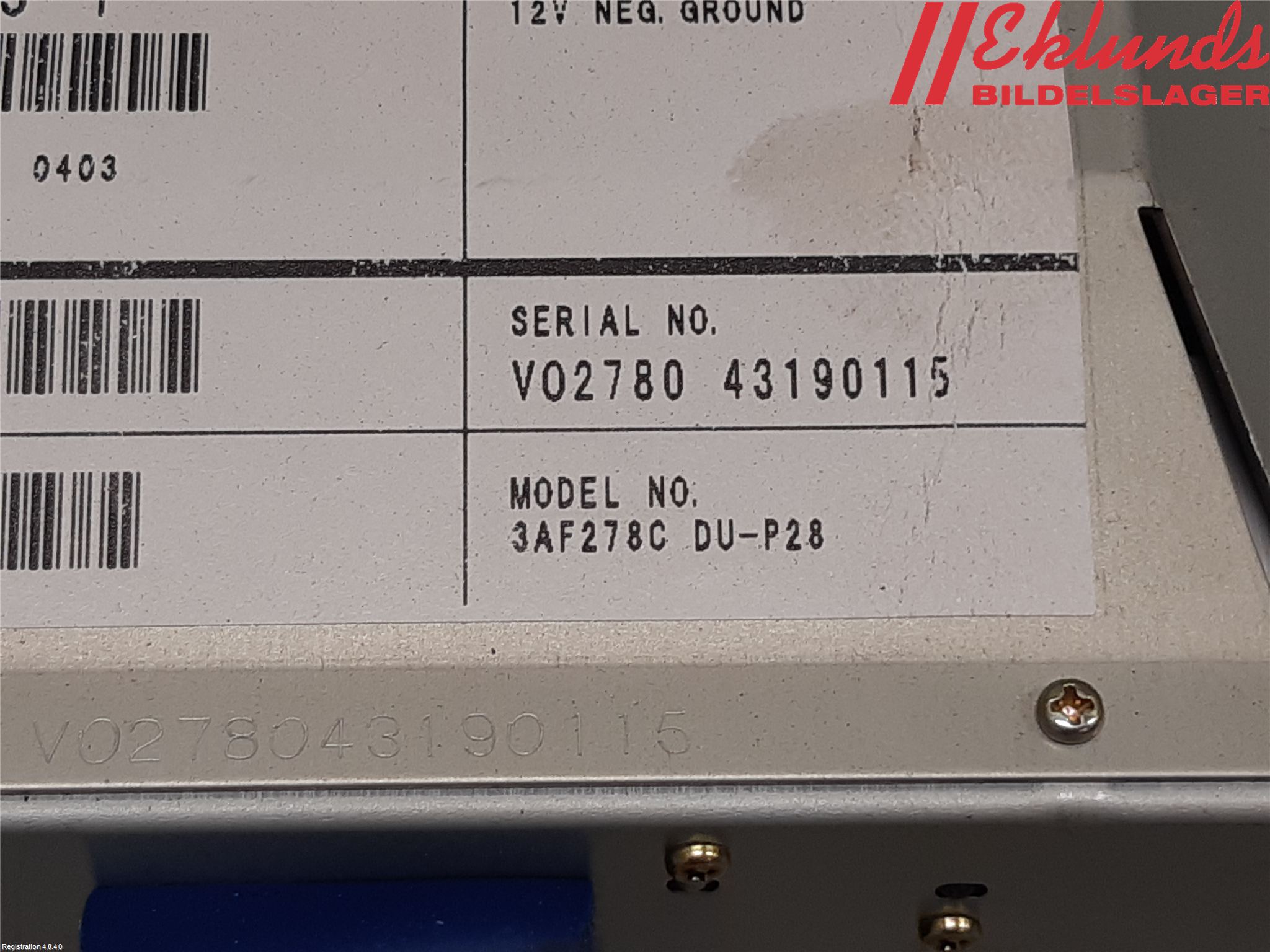 Volvo XC70 05-07 Gps Navigator