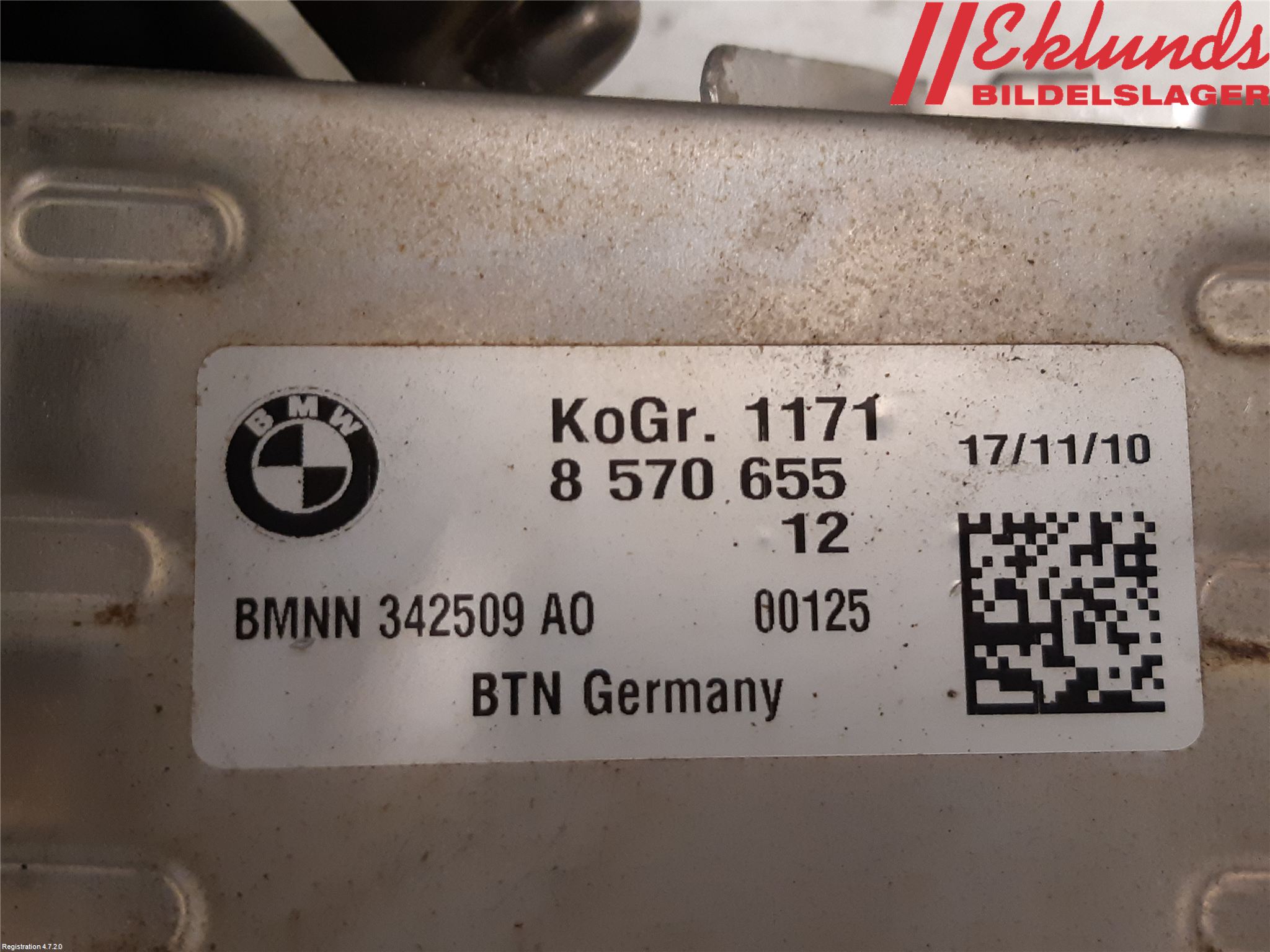 BMW 5 G30/G31/F90 17-23 Egr Ventil