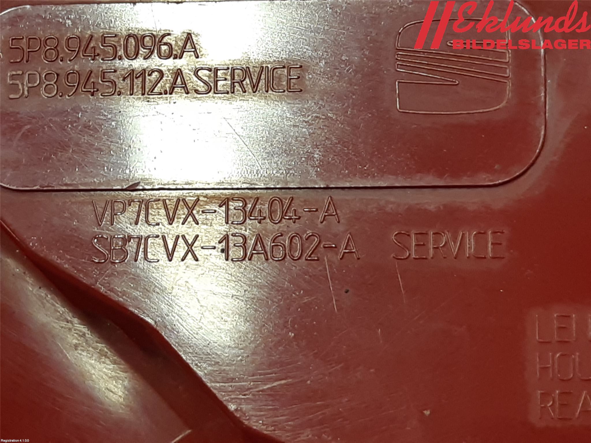 Seat ALTEA Bakljus Höger