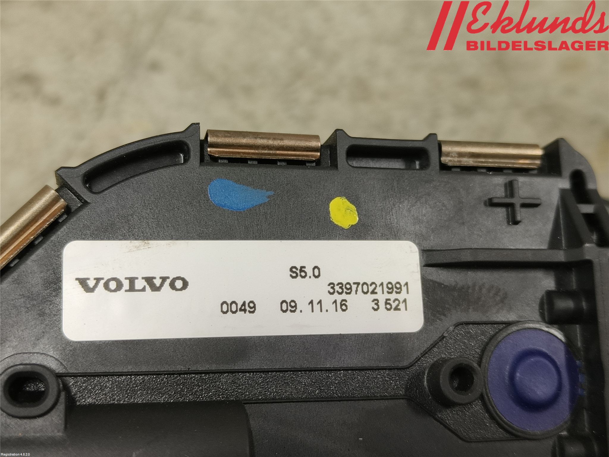 Volvo XC90/RECHARGE 16- Torkarmotor Vindruta