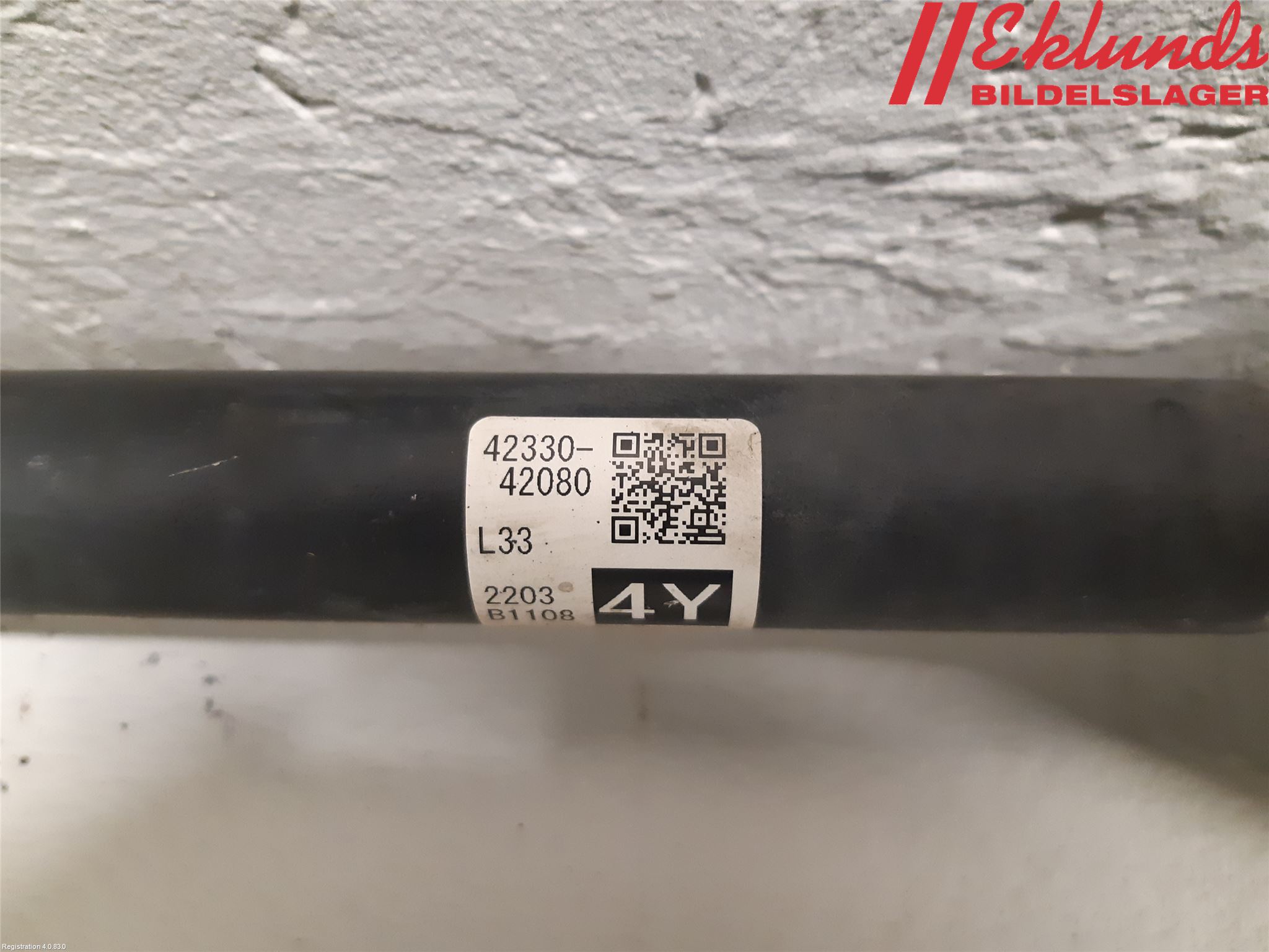 Toyota RAV4 19- Drivaxel Bak Höger