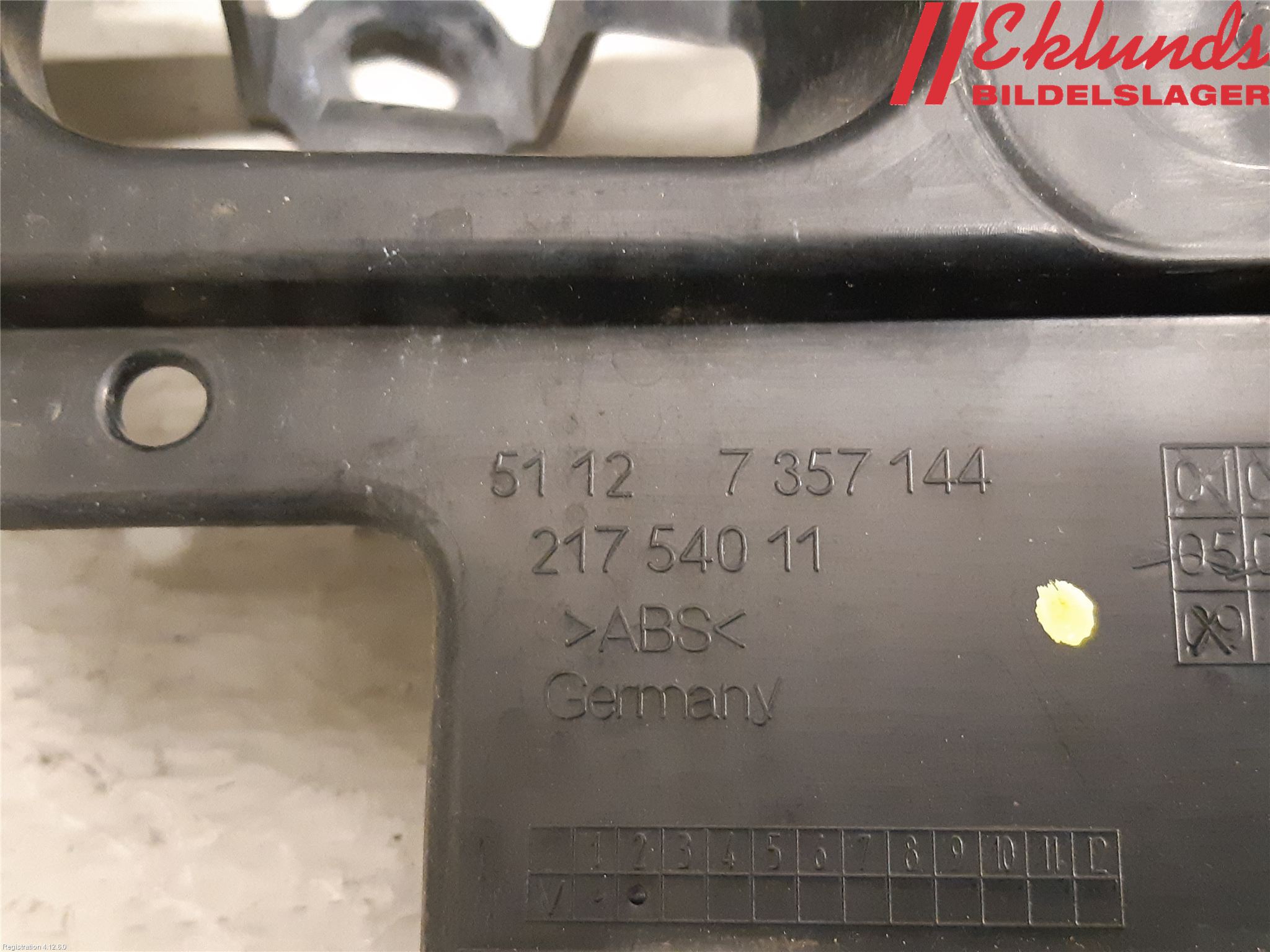 BMW 7 G11/G12 15-22 Stötfångare Deformelement Bak