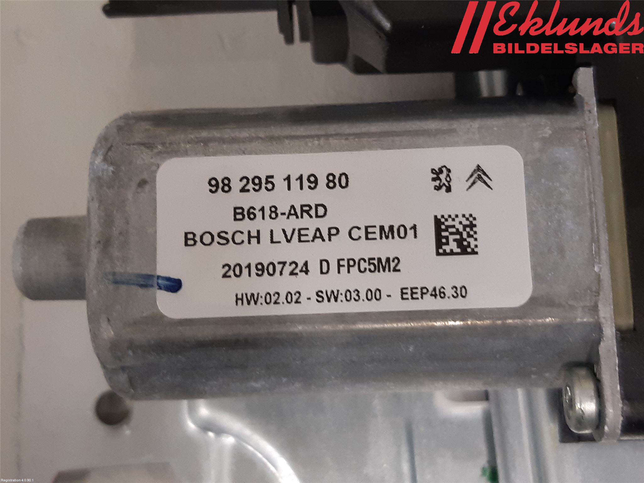 Citroen COTROEN C3 17-24 Fönsterhiss El Kompl