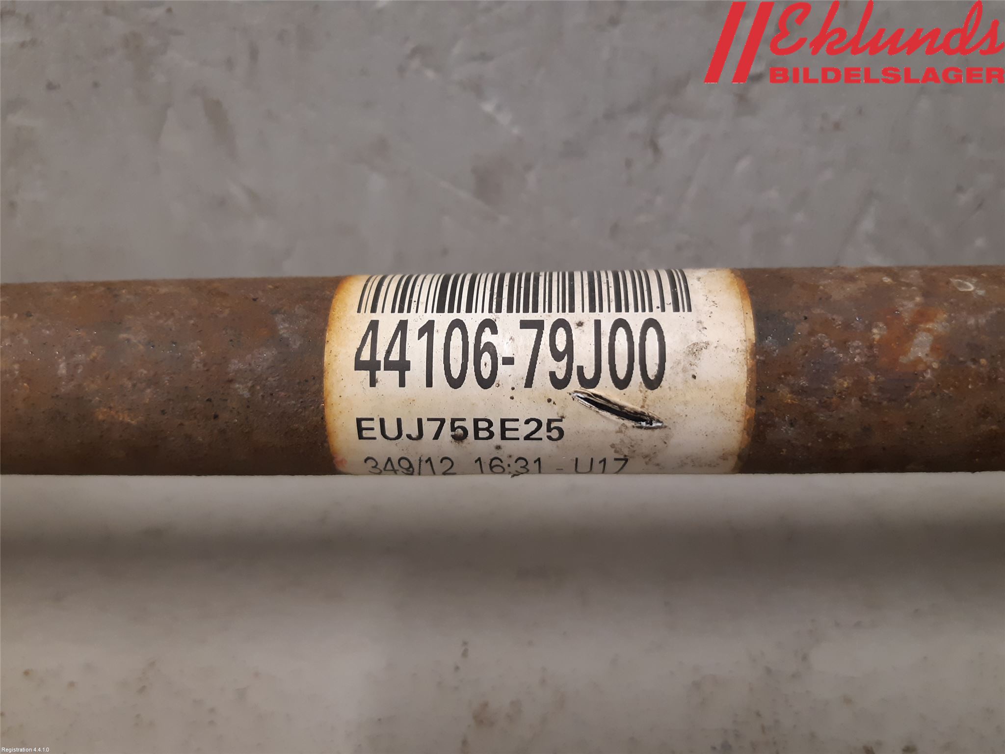 Suzuki SX4 10-13 Drivaxel Bak Vänster