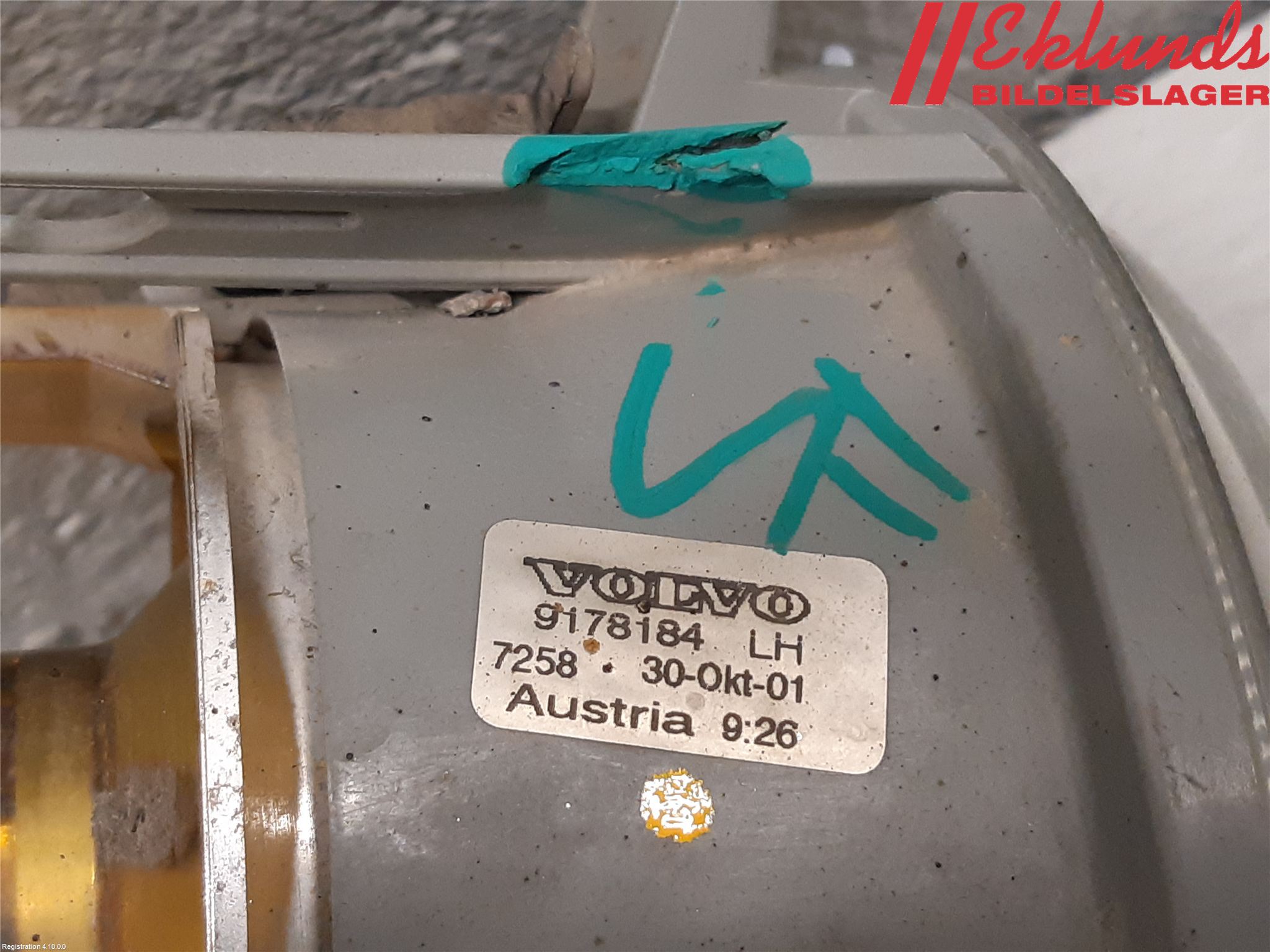 Volvo S60 01-04 Dimljus-Varselljus Fram