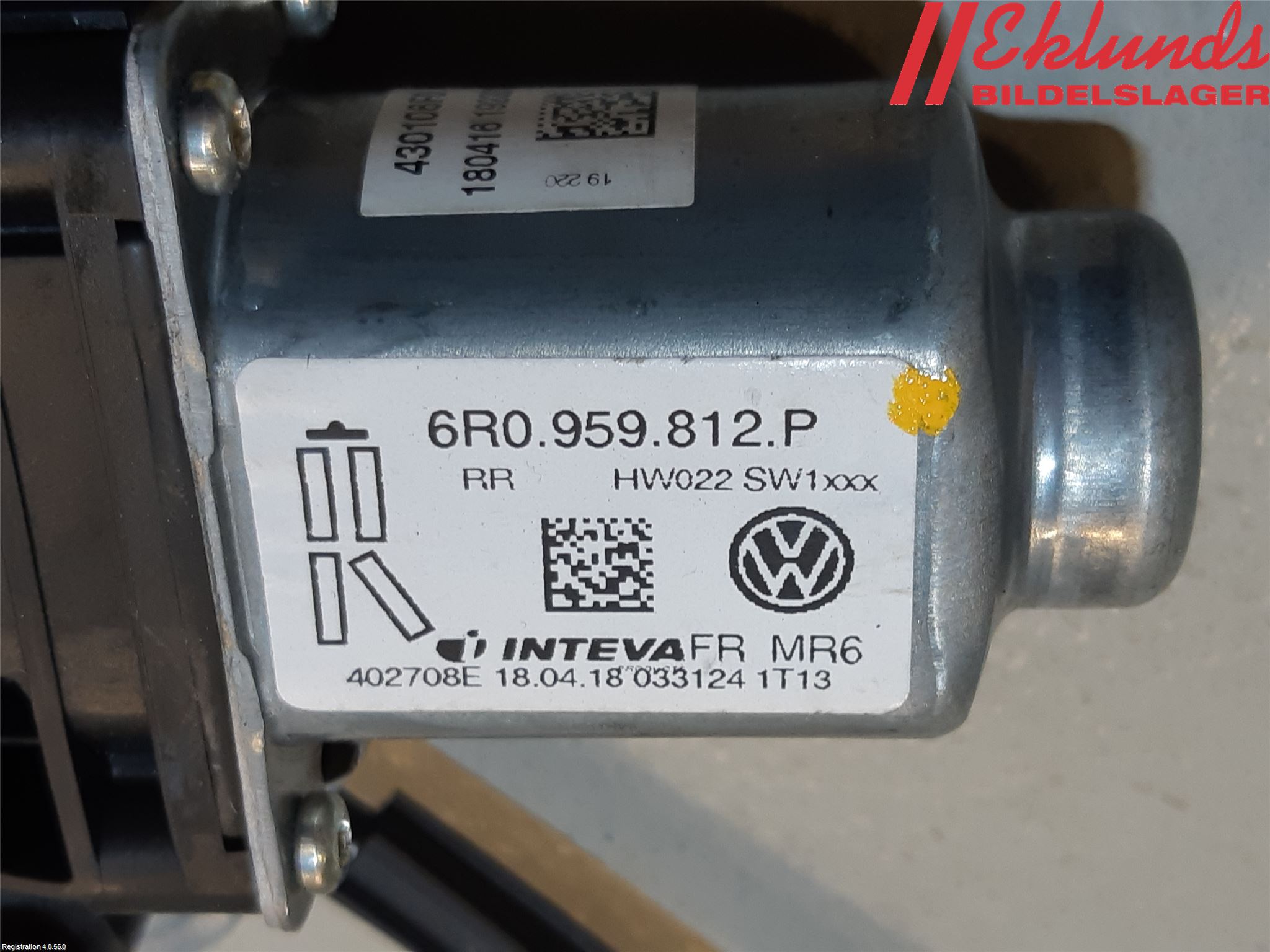 Volkswagen VW AMAROK 2H 10-22 Fönsterhiss El Kompl