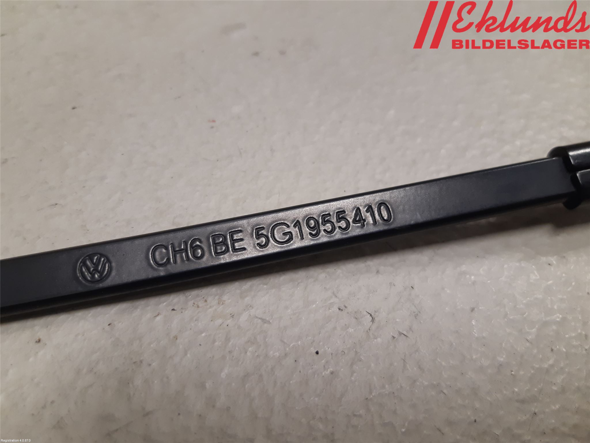 Volkswagen VW GOLF / E-GOLF VII 13-20 Torkararm Armar Vindruta