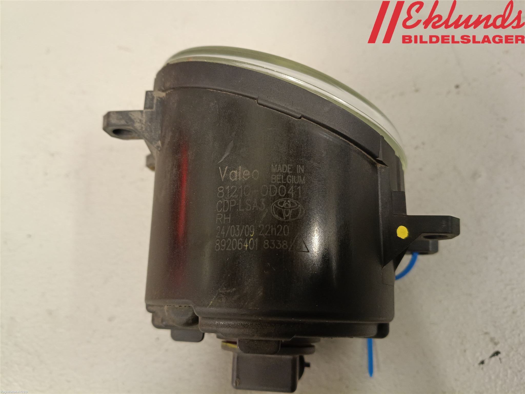 Toyota AURIS 10-12 Dimljus-Varselljus Fram